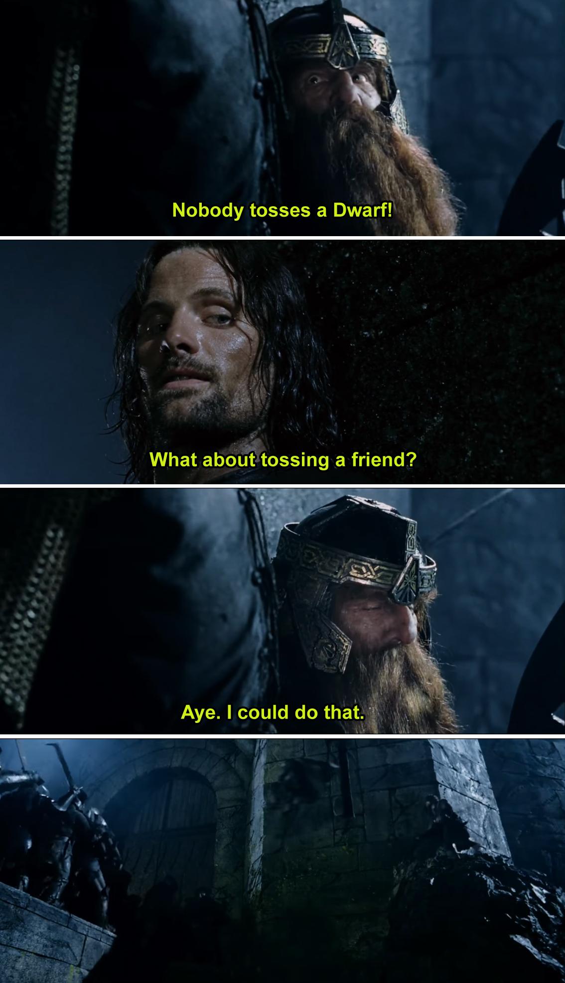 Toss me! r/lotrmemes
