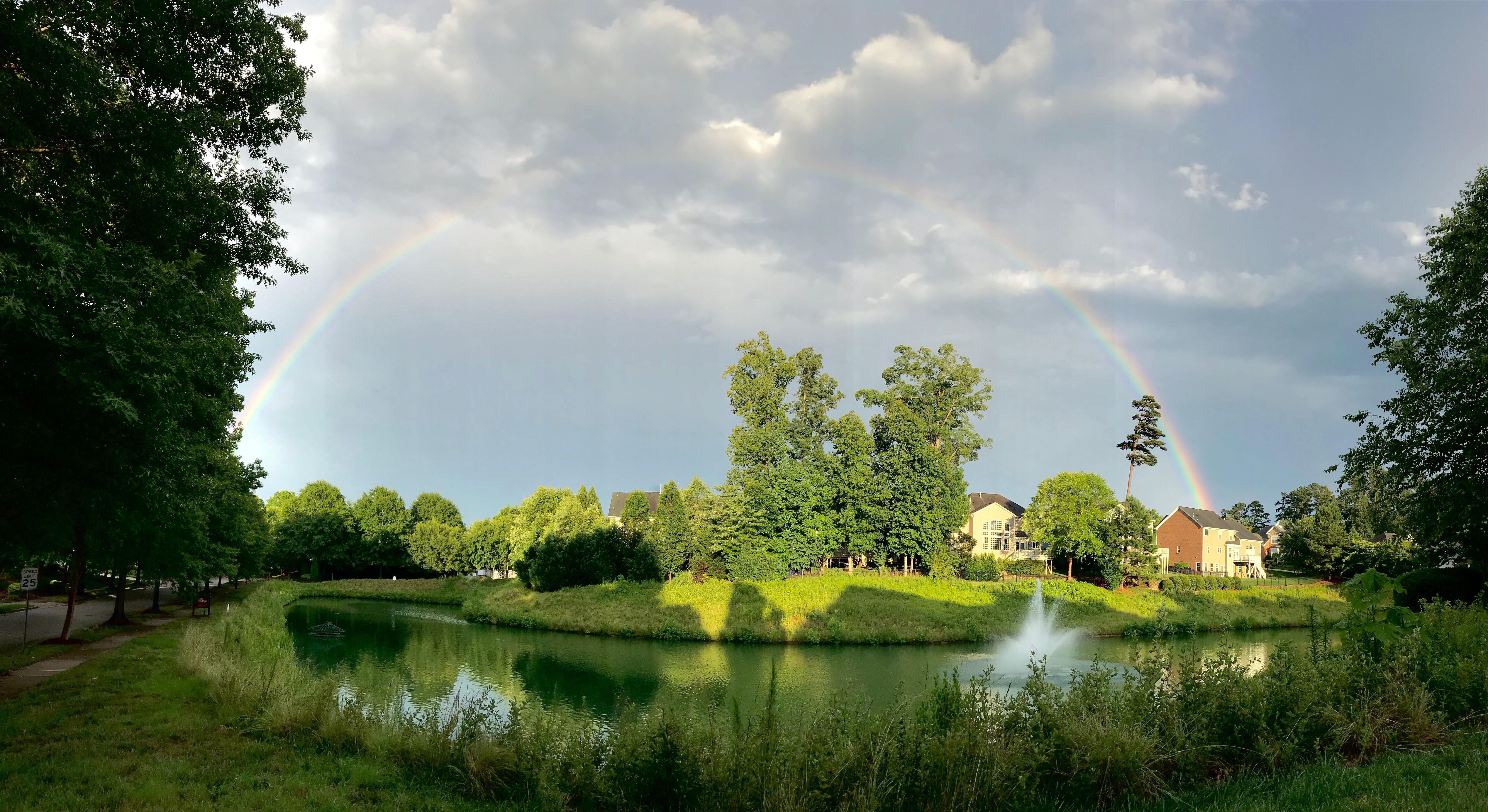 Rainbow in North Raleigh! r/raleigh