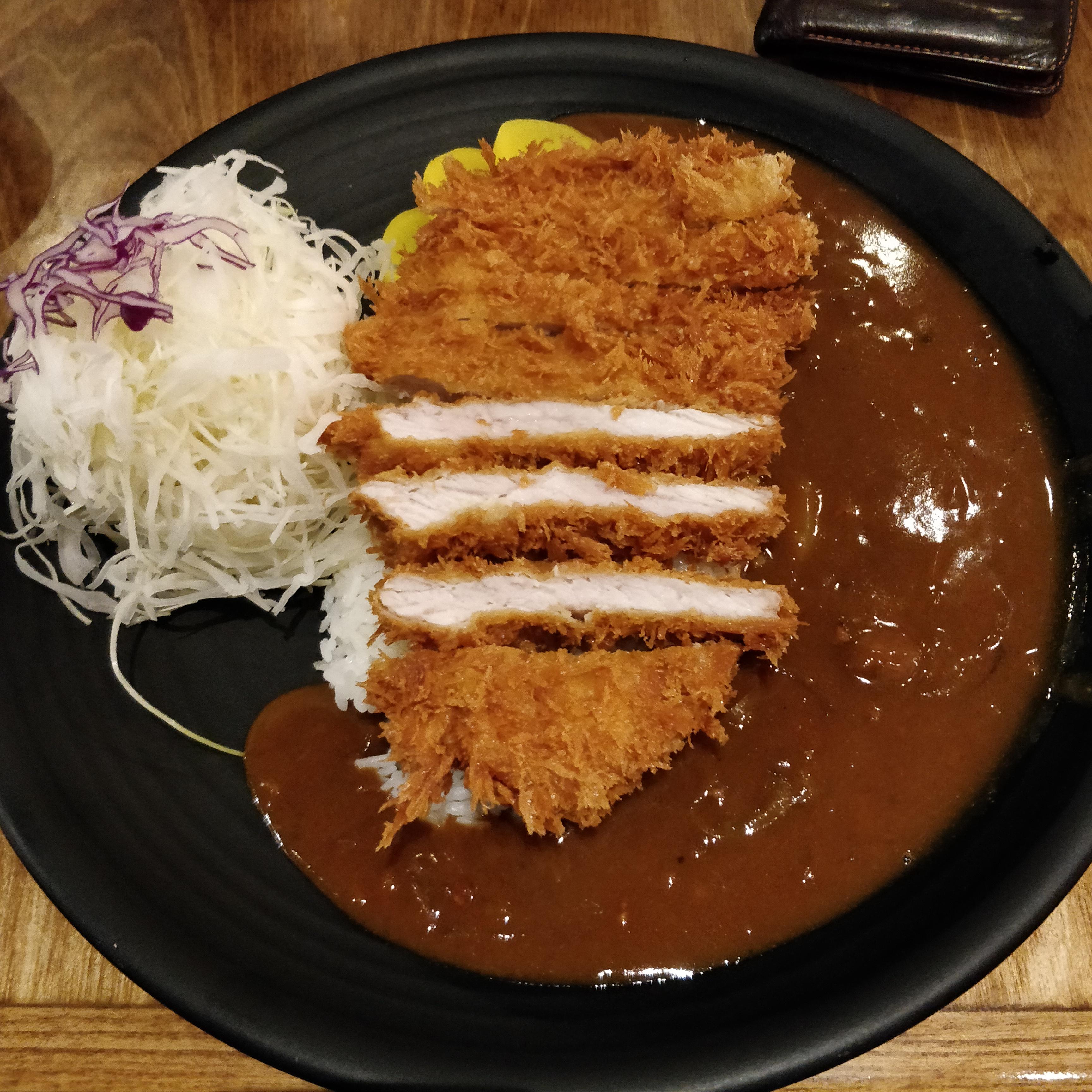[I Ate] Pork Tonkatsu with Katsu Curry r/food