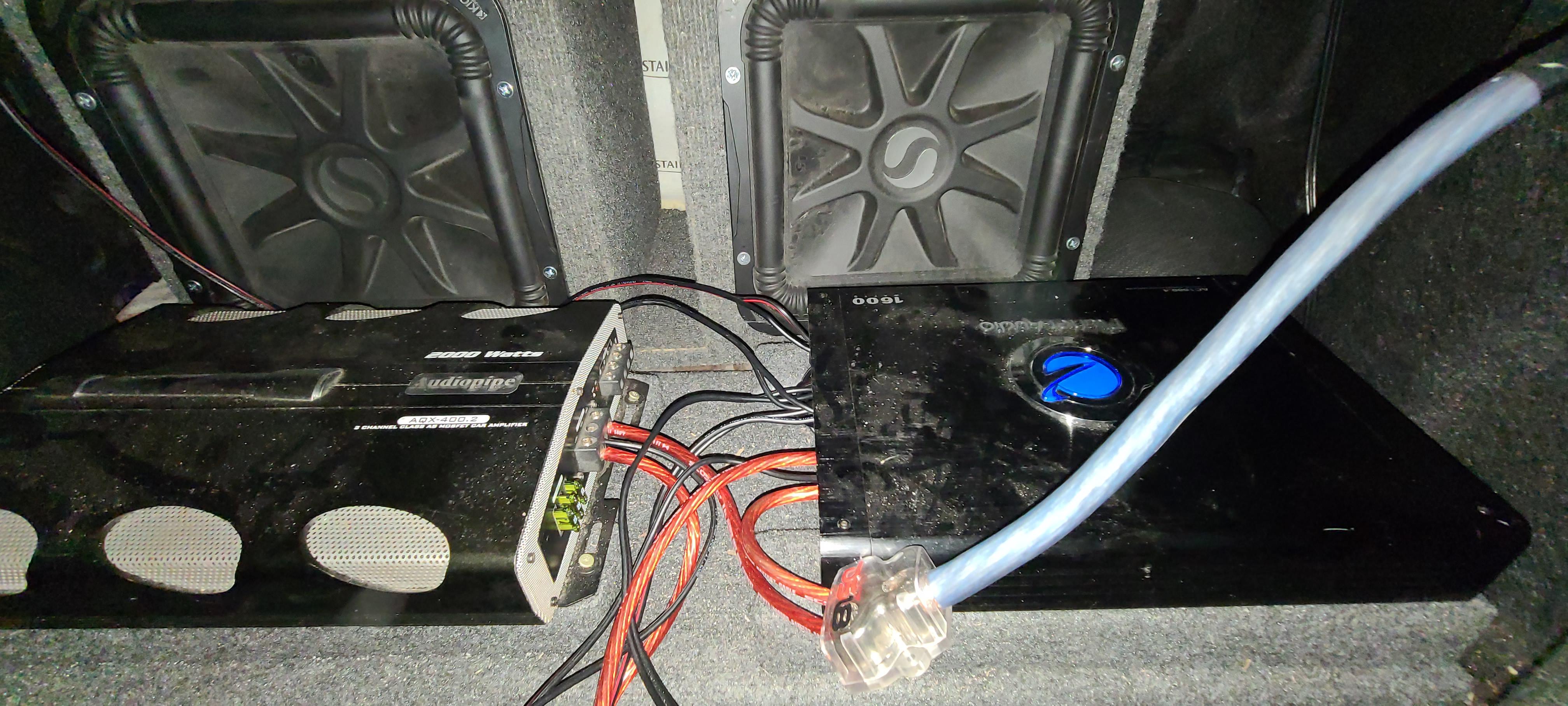 Help My audiopipe amplifier (AB) blew last night and am looking for a