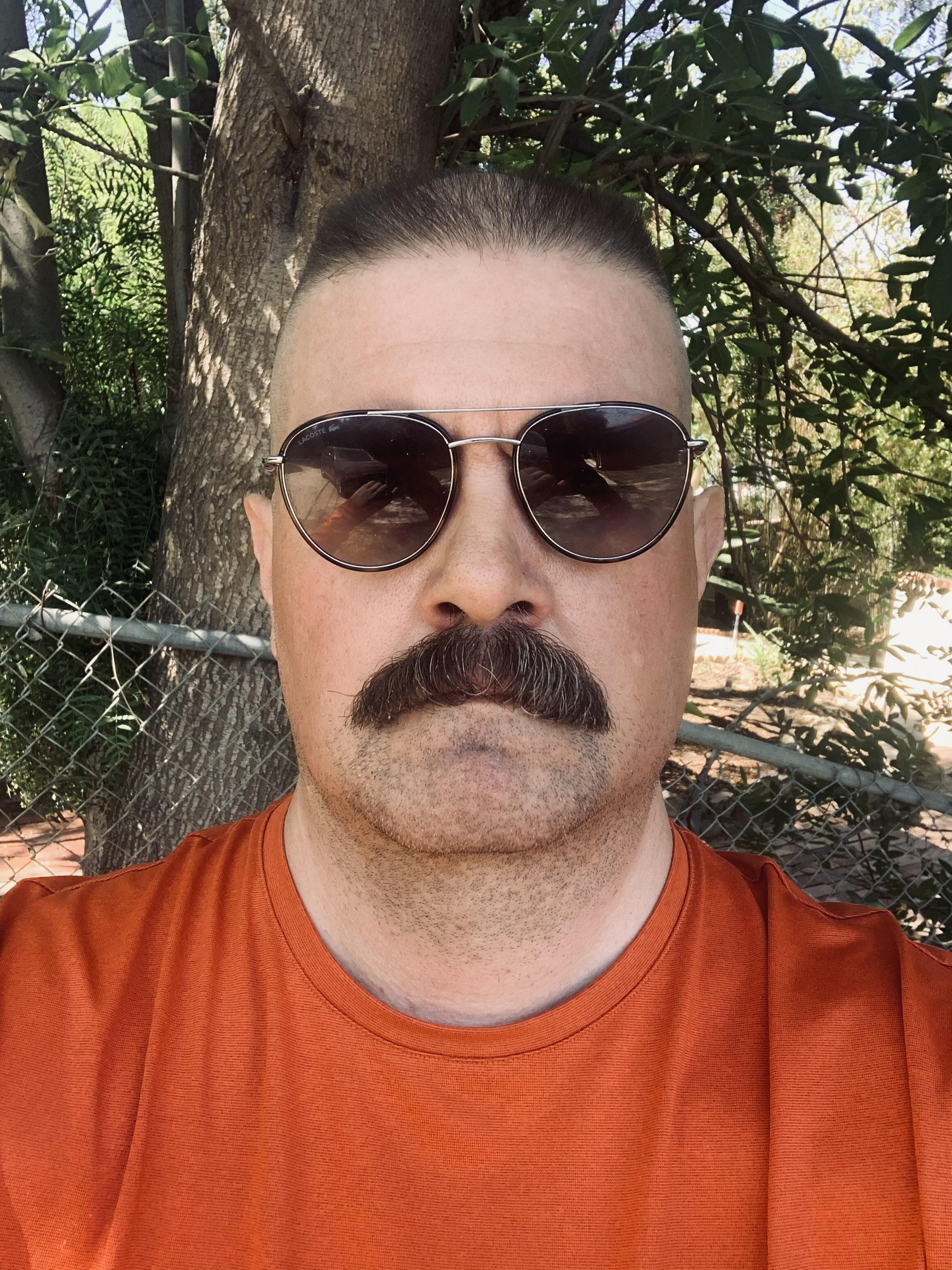 15-month Chevron - trim or not? See below. : Moustache