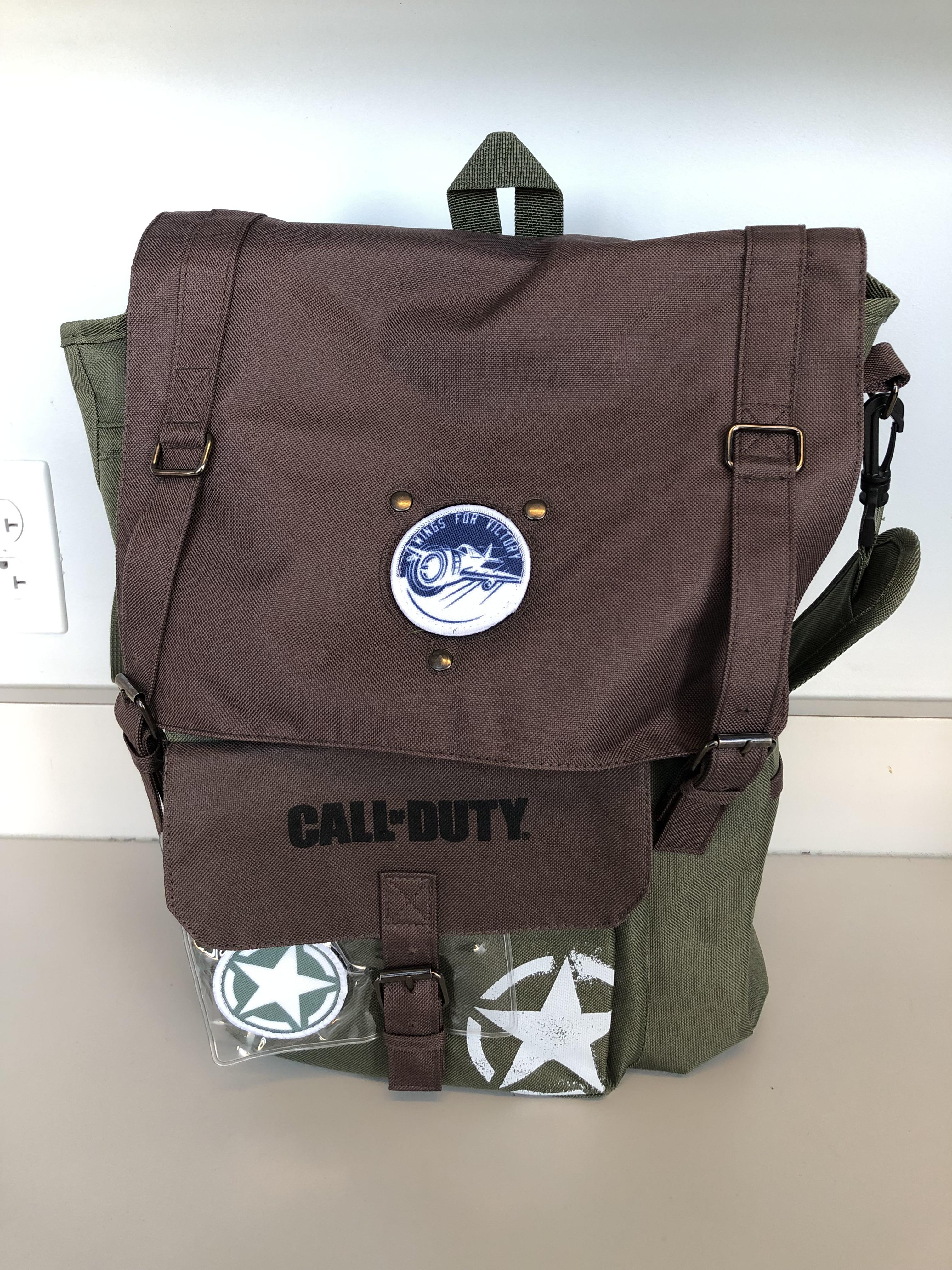 Fallout 76 = Bad game, bad nylon bag. Cod WWII = Great game, great bag