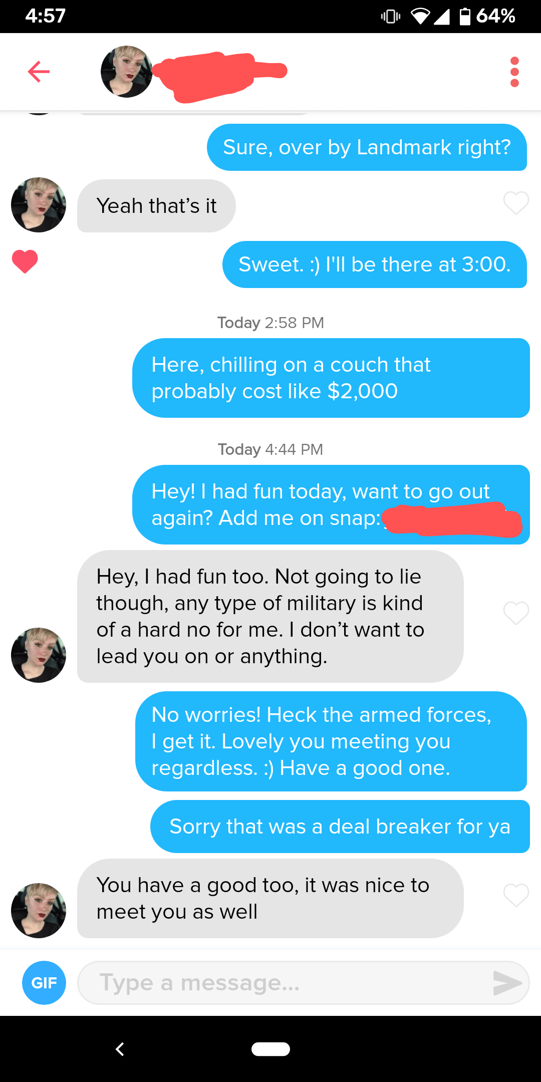 mY ReCrUiTeR sAiD ThE MiLiTaRy WiLl GeT yOu lAid r/AirForce
