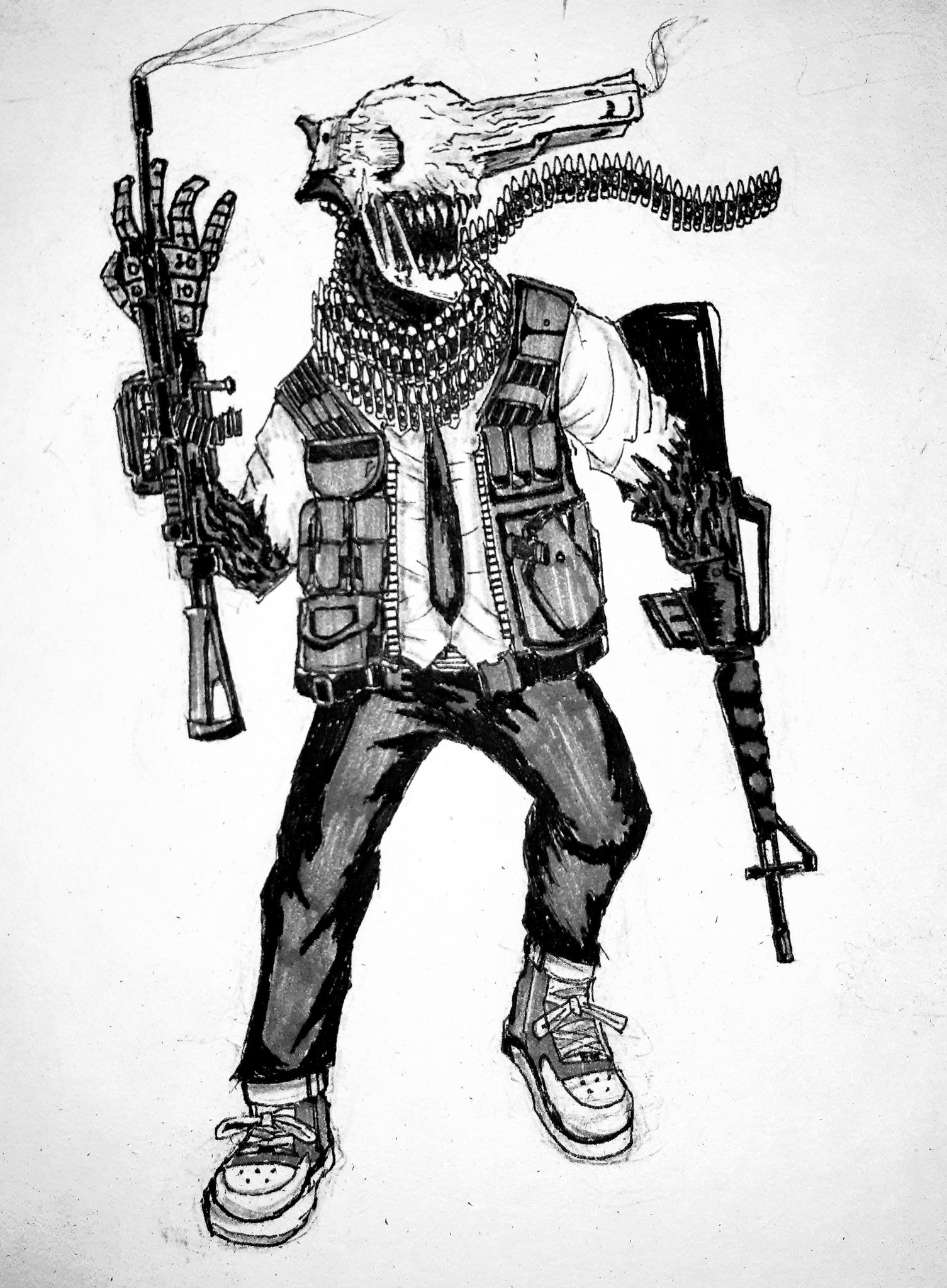 An older sketch but I thought I'd post my interpretation of what a Gun