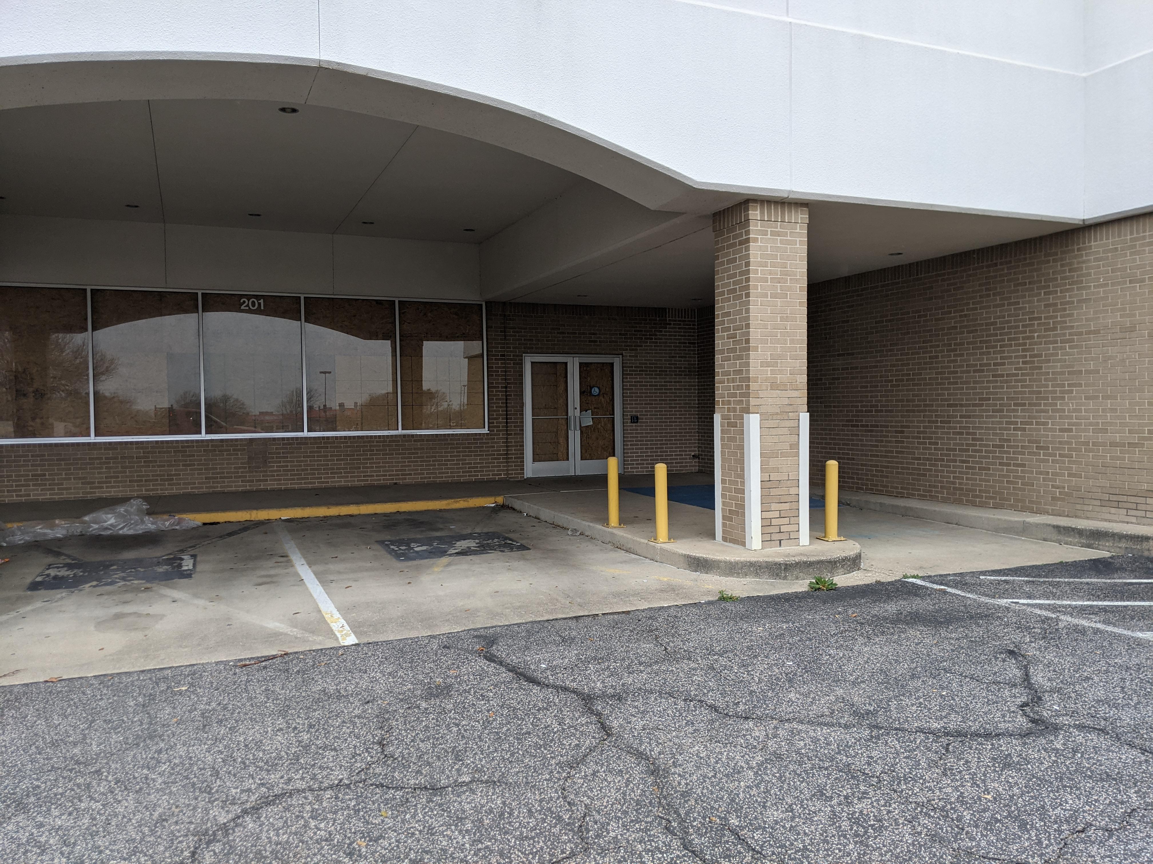 The entrance to Sears at one time attached to, Richardson Square Mall