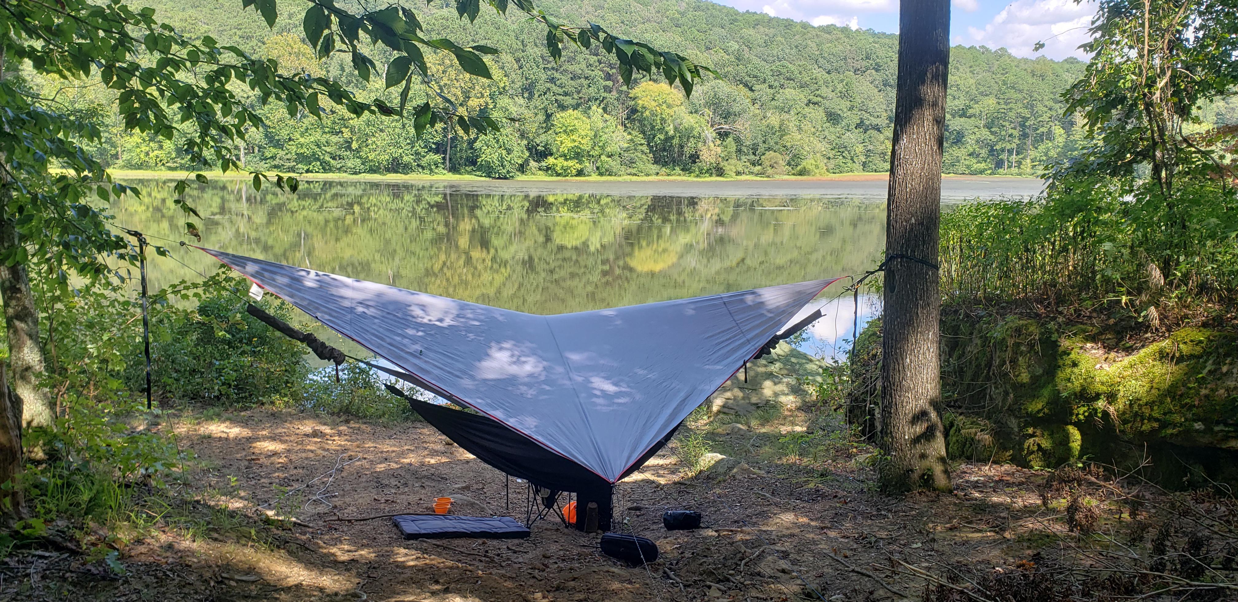 Hammock/kayak camping in Northeastern Alabama hammockcamping
