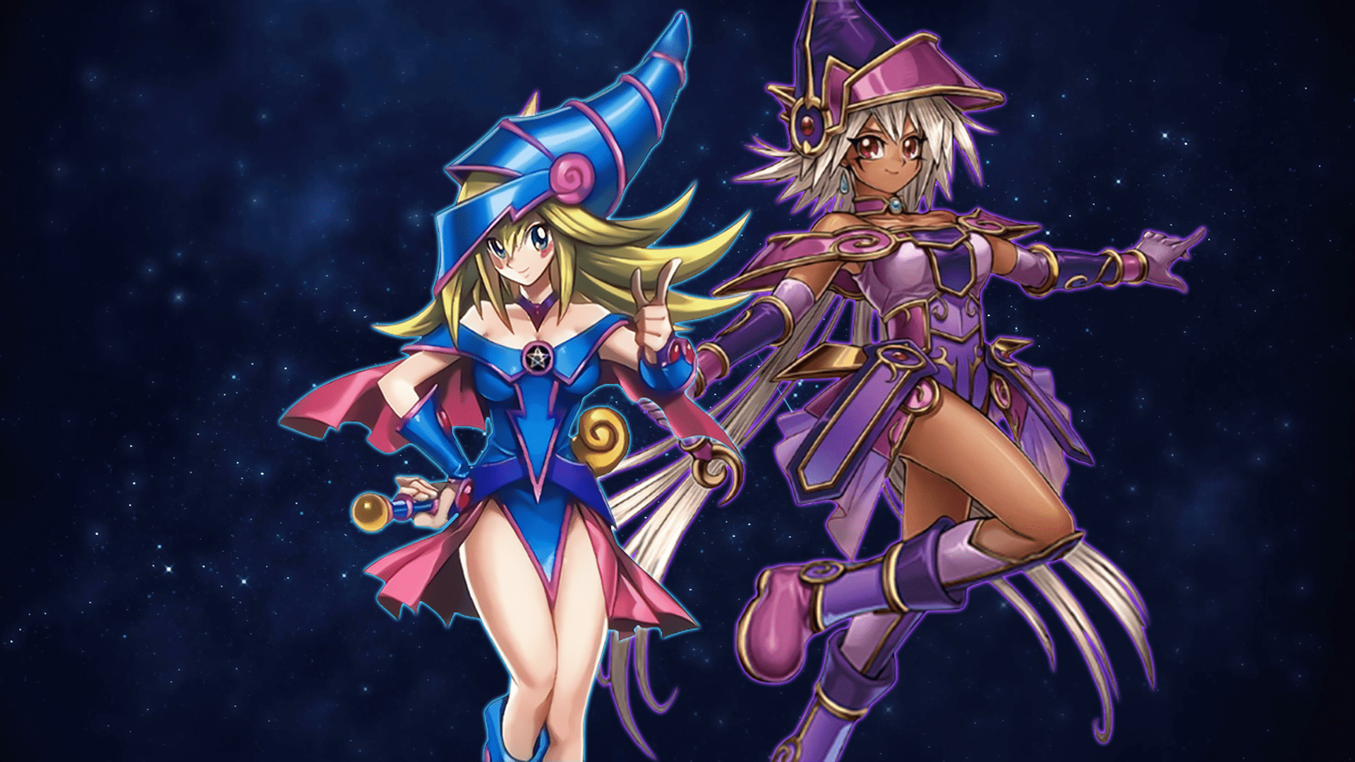 Dark Magician Girl And Apprentice Illusion Magician Background I Made r/yugioh