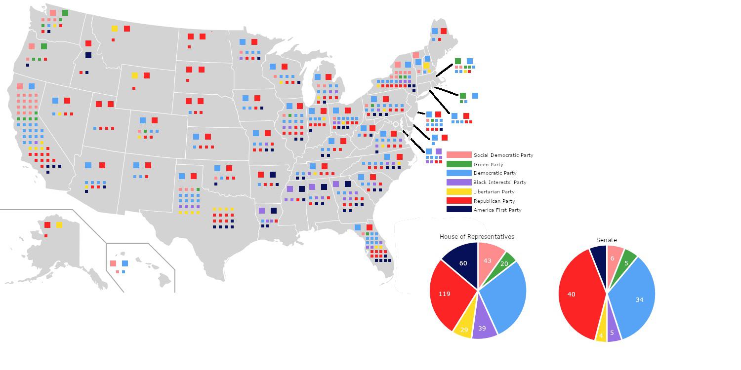 United States Congress if the U.S. had proportional representation r/Maps