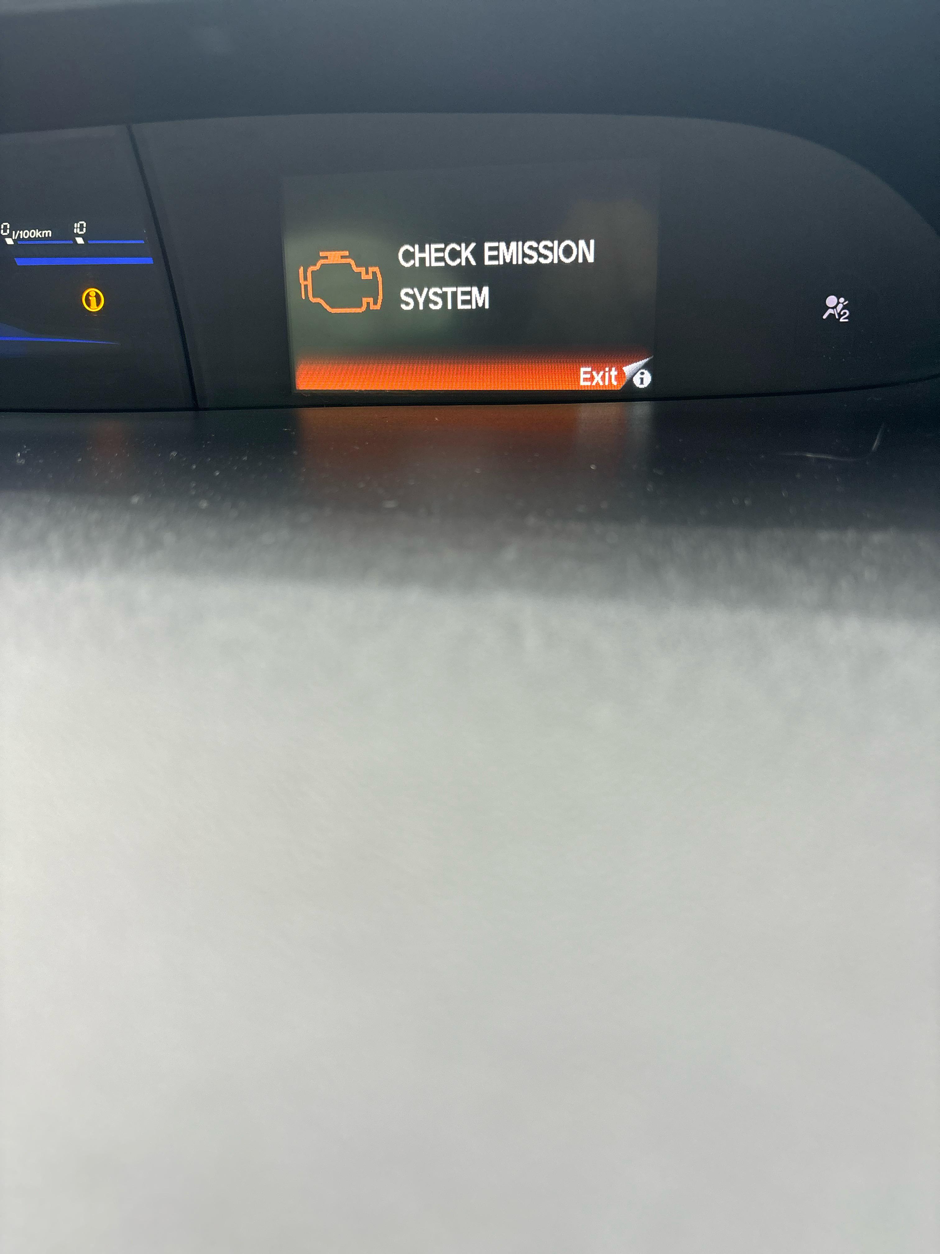 Help, honda civic 2013 “Check emission system”doesn’t want to leave r