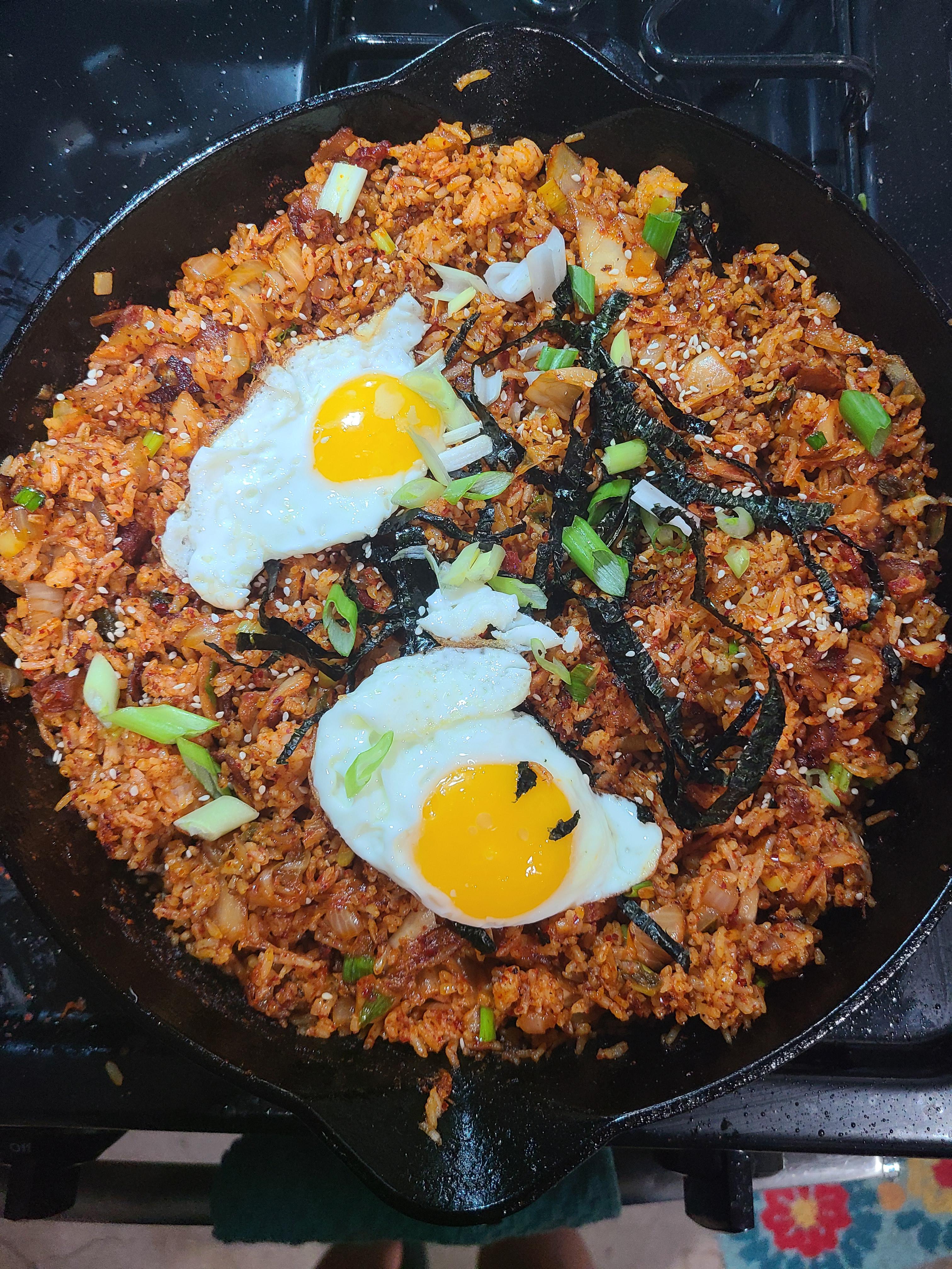 Kimchi Fried Rice r/castiron