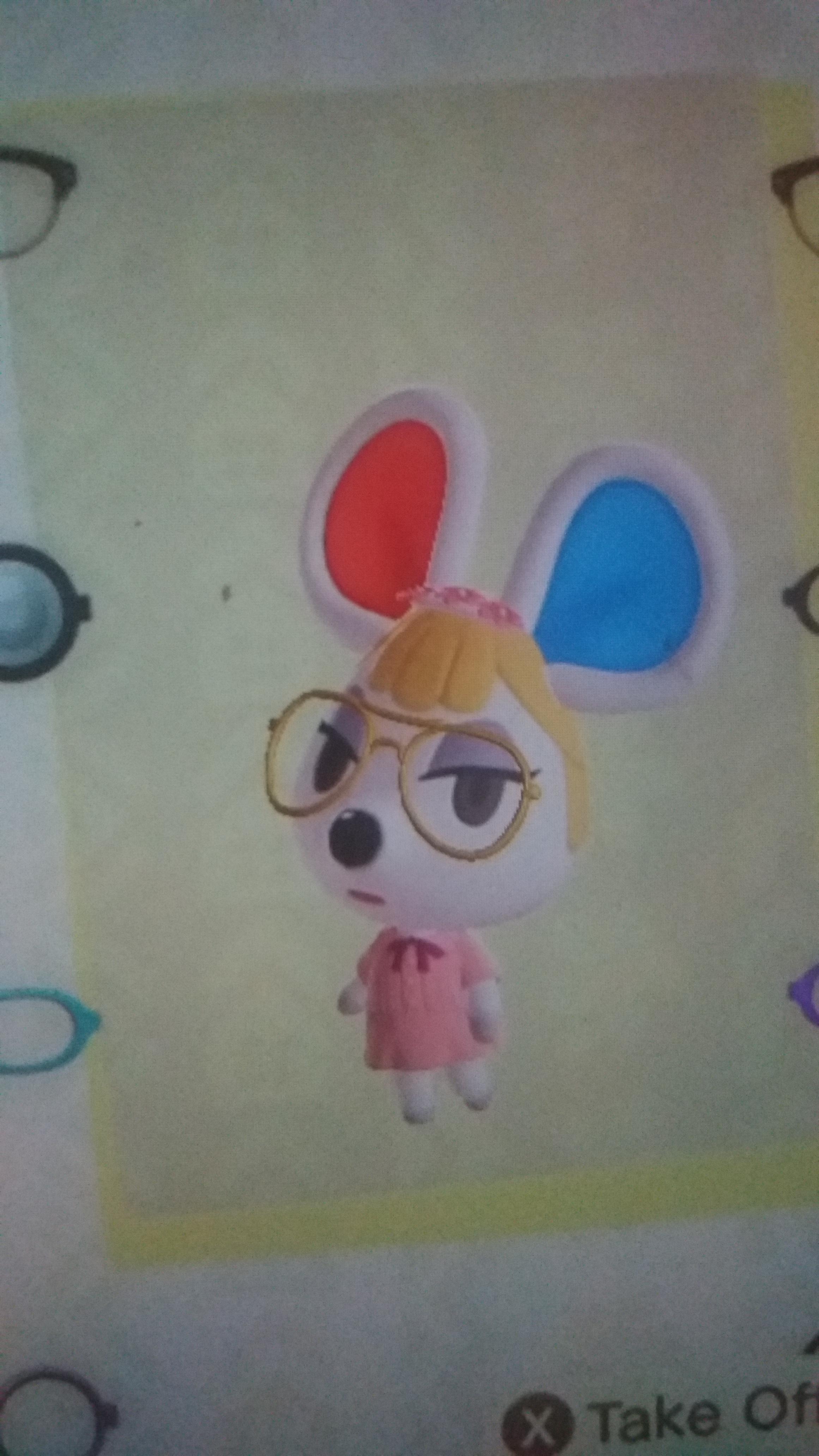 Petri looks great without her glasses r/AnimalCrossing