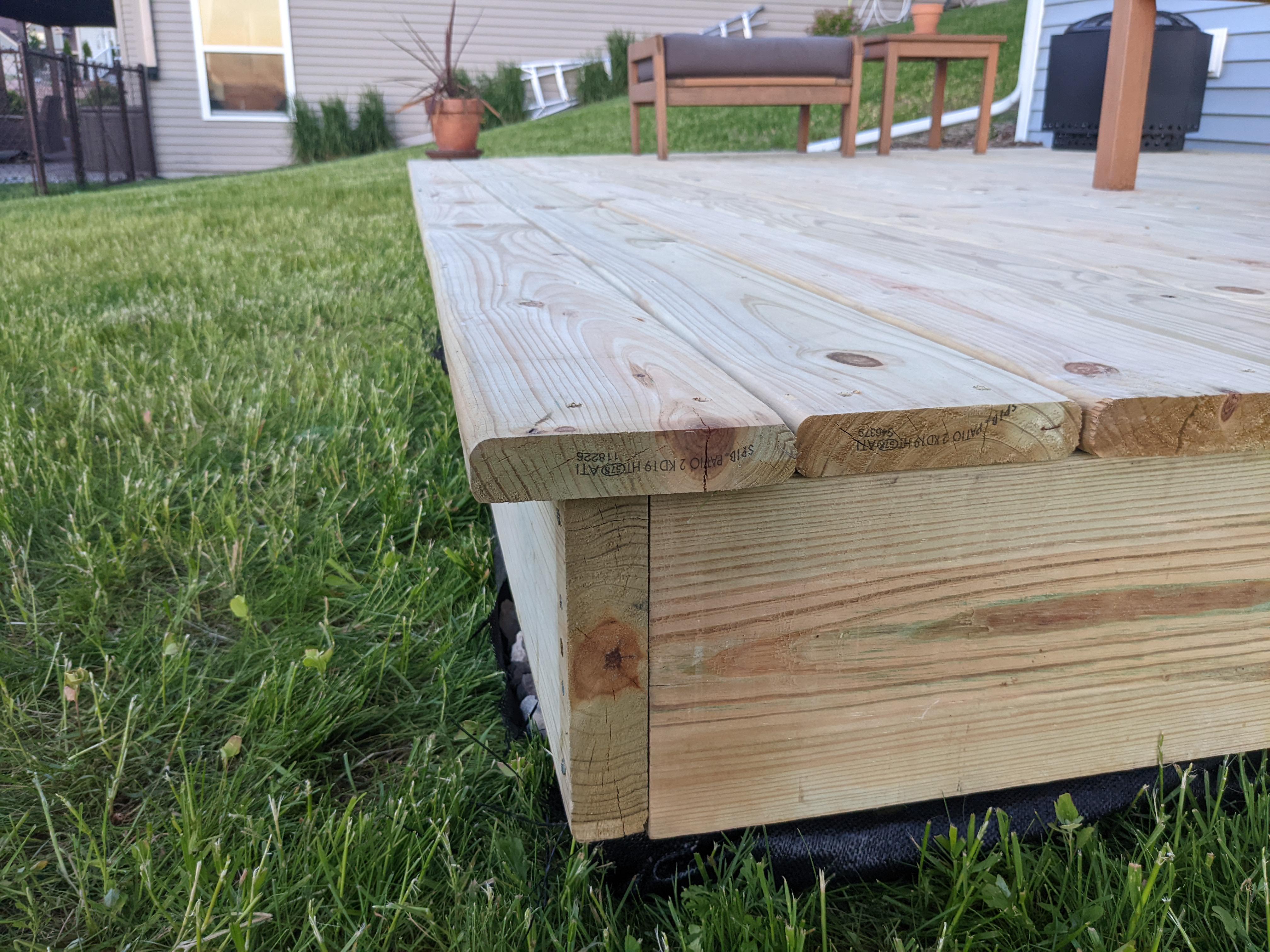 Can I get away with this? Overhang is about 2 inches. I'll replace it