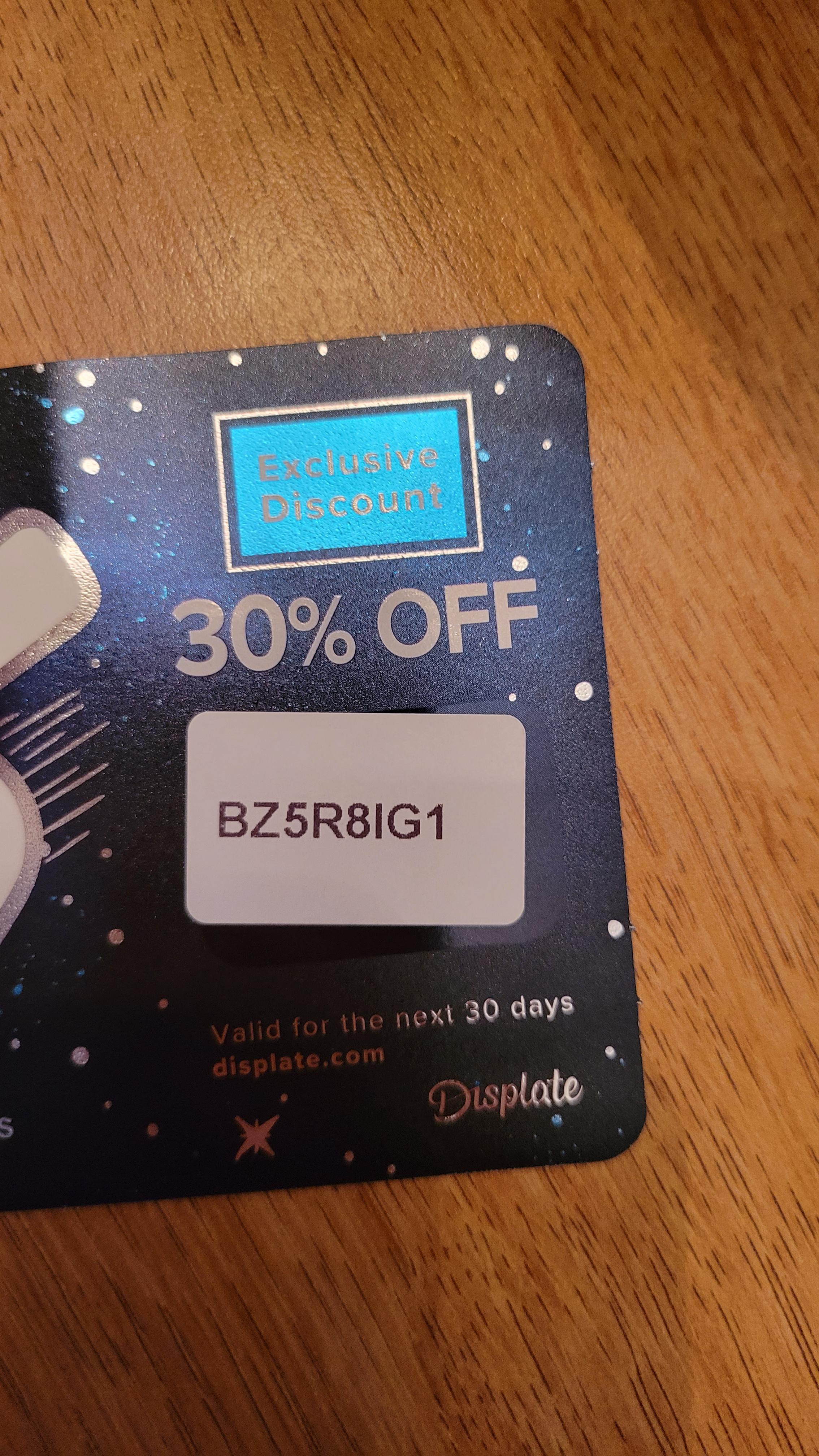 Discount r/Displate