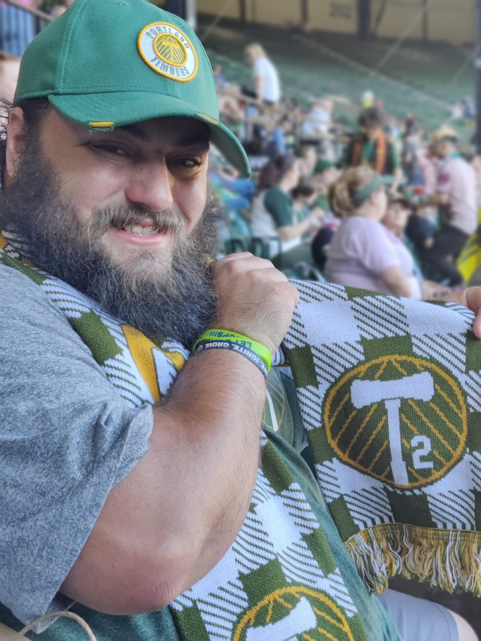 My first pro soccer game was a Timbers 2 game. I had so much fun that