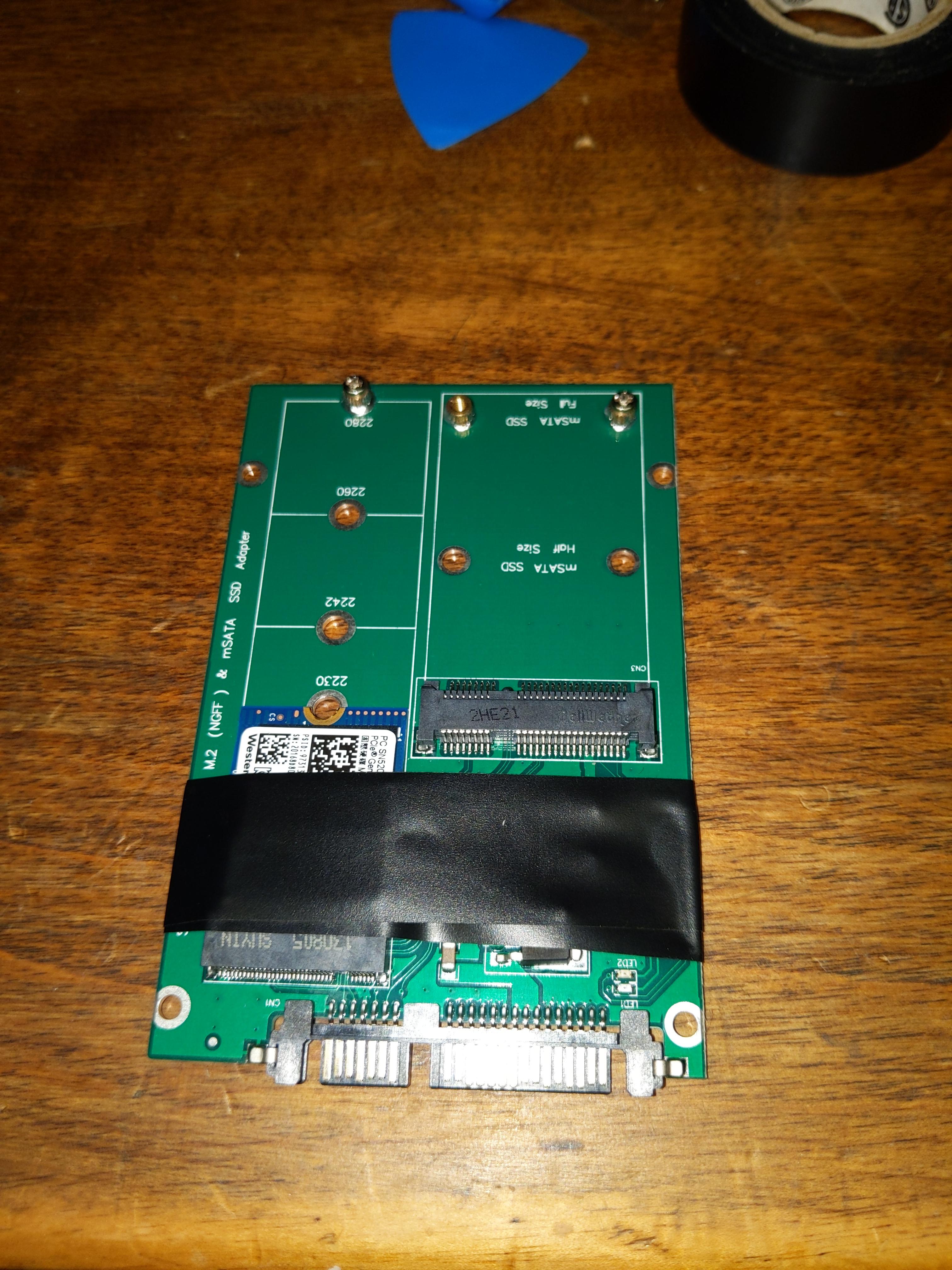 Missing m.2 screws and standoffs. Improvised r/techsupportmacgyver