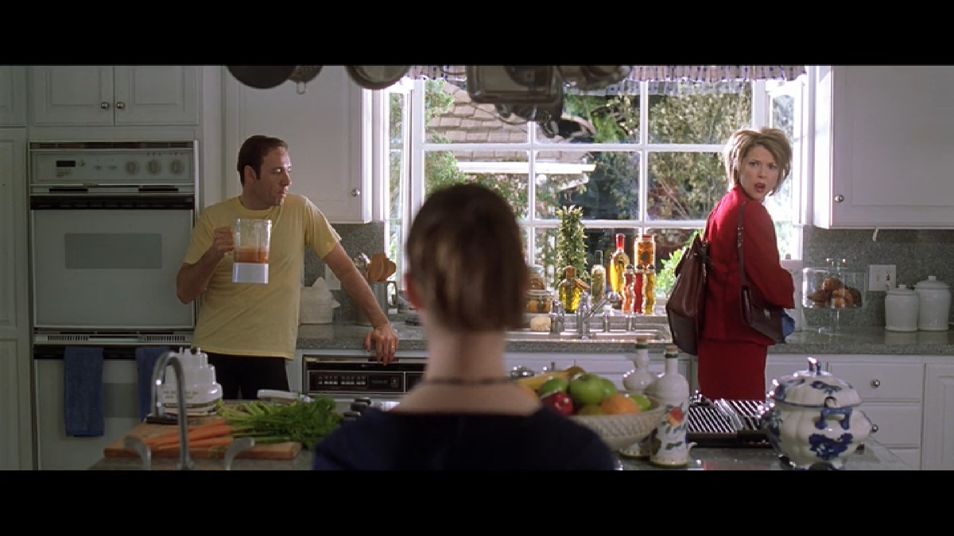 In American Beauty, the breakfast table scene has the main characters