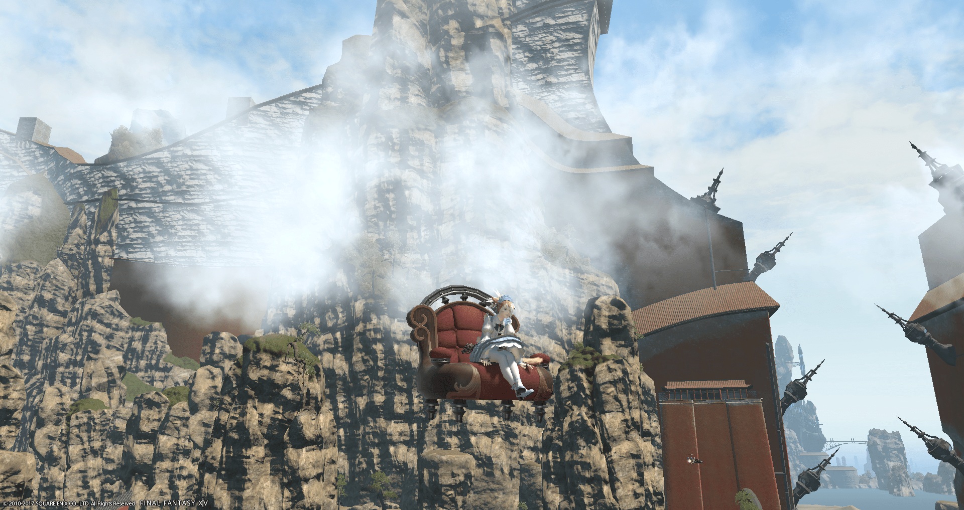 Finally Flying Chair Mount ! ffxiv