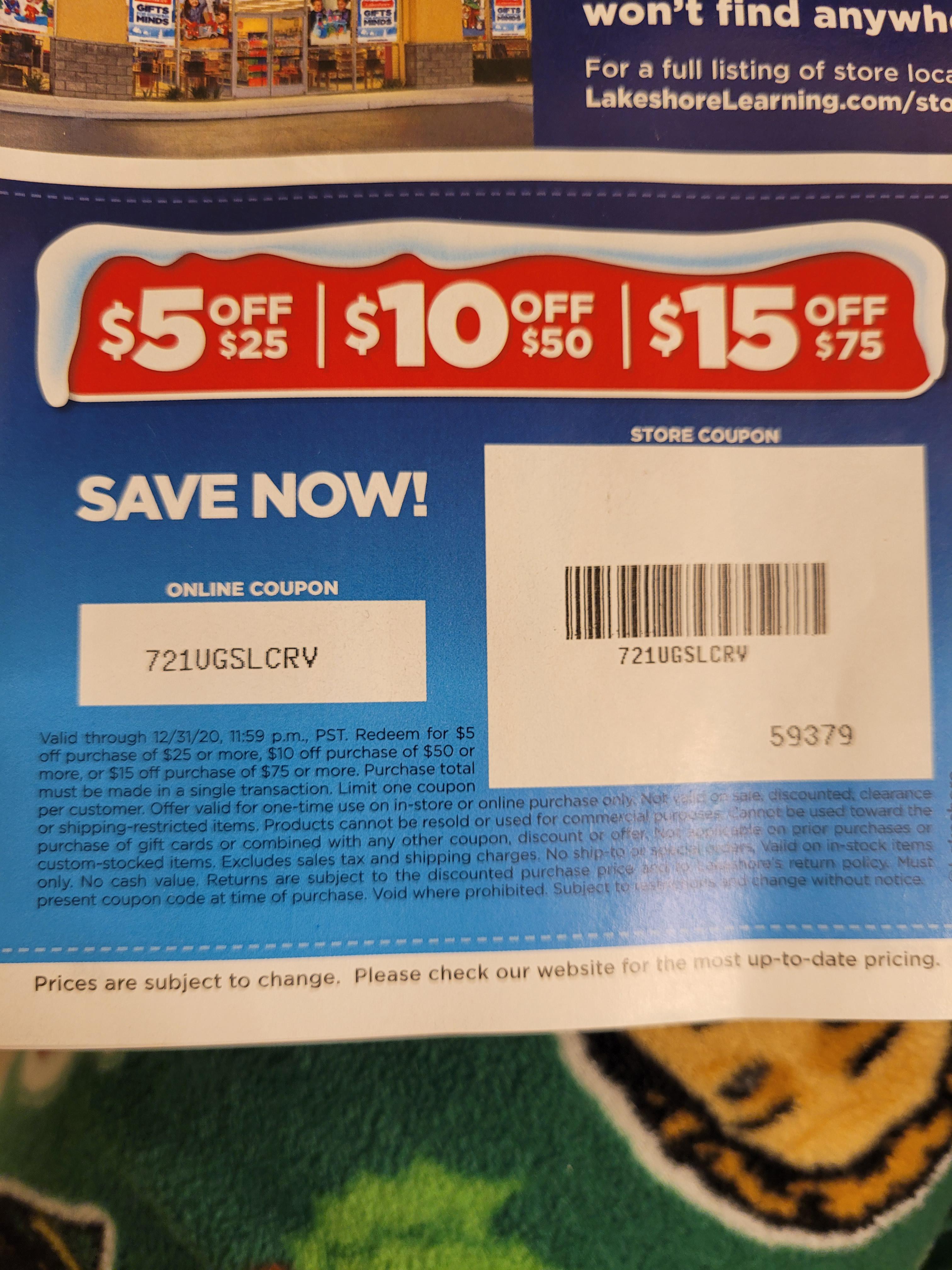 Lakeshore Learning Laminating Coupon At Carlo Simmons Blog
