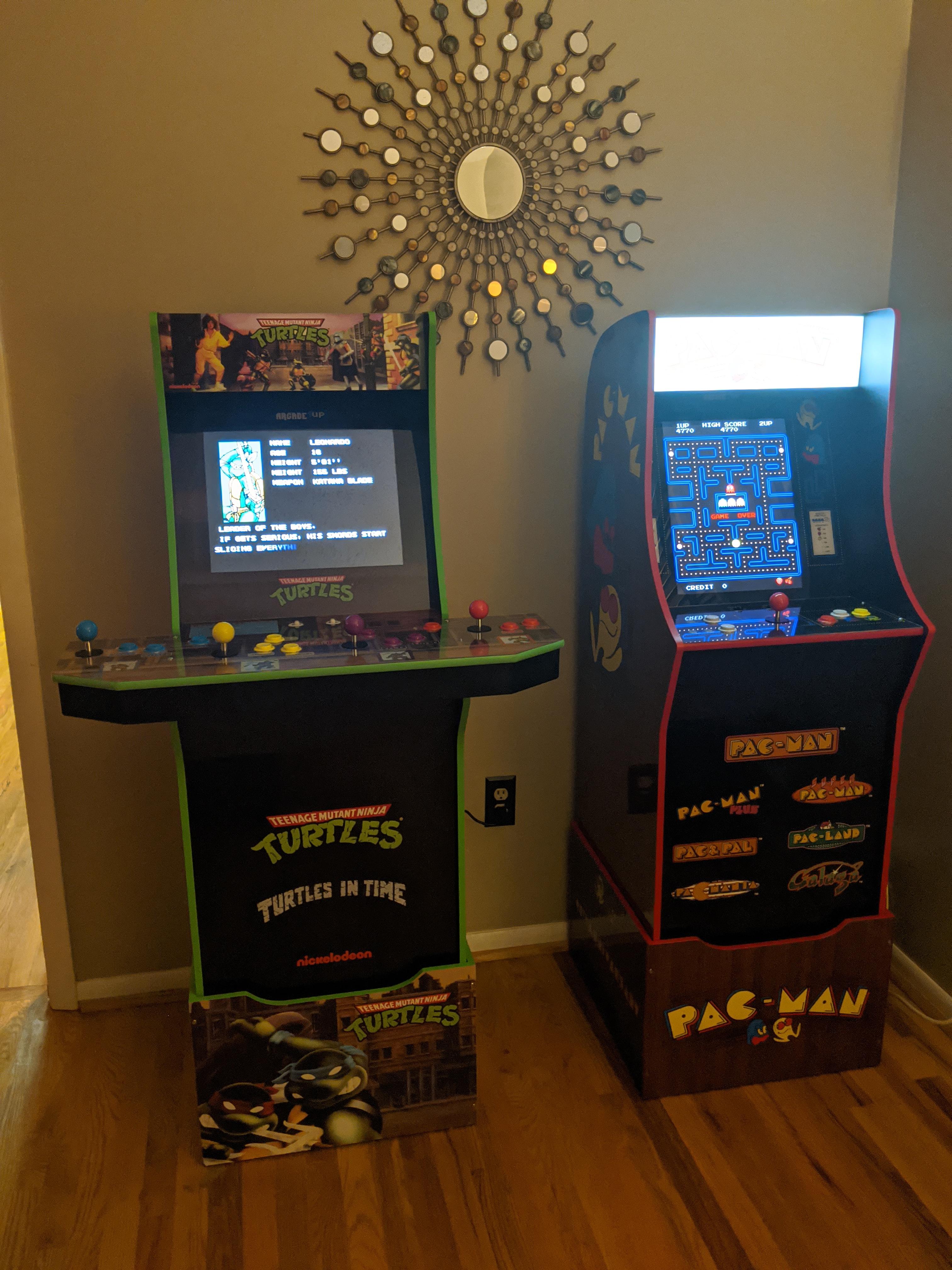 The living room arcade corner is complete! r/Arcade1Up
