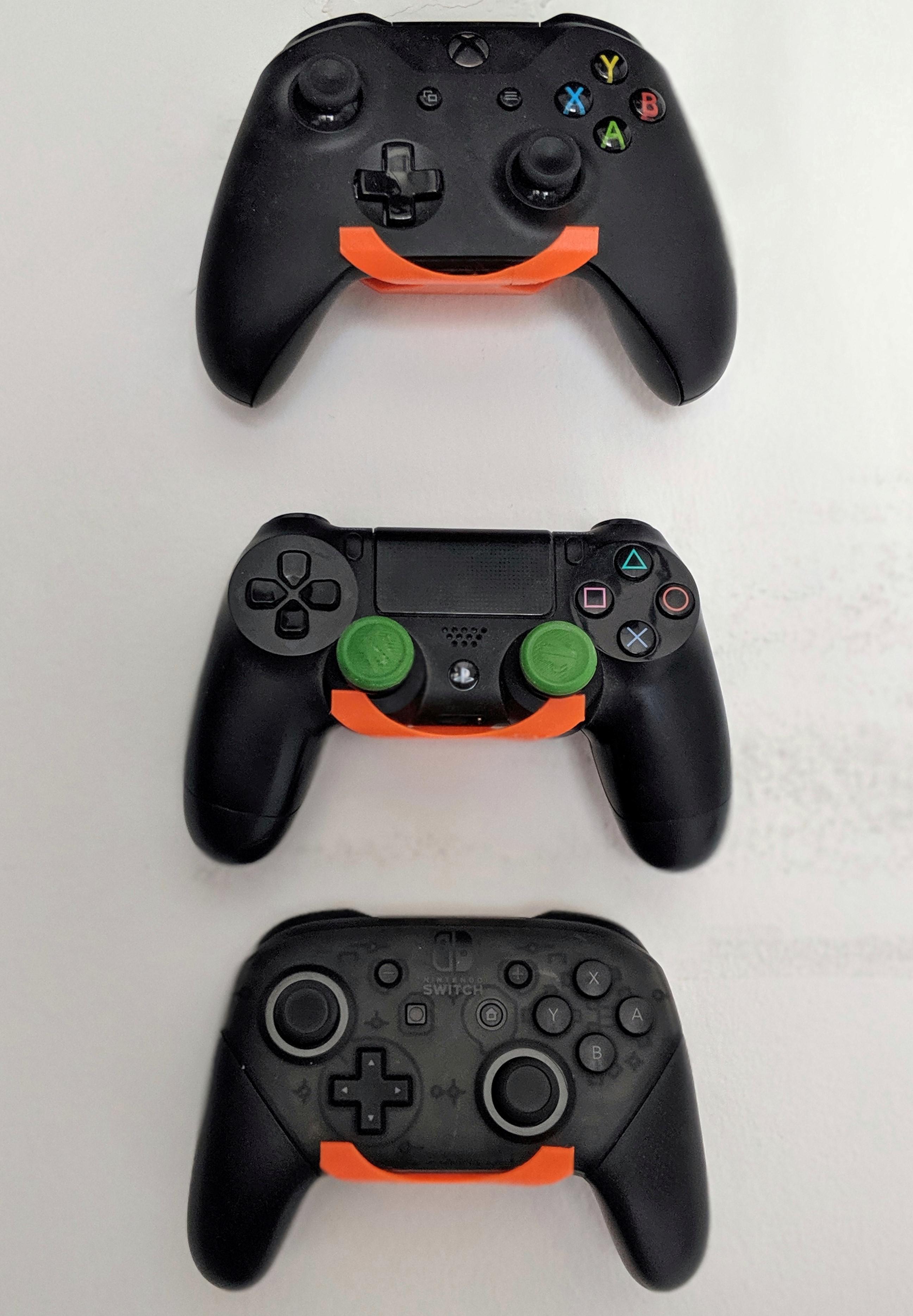 Super Simple Universal Controller Wall Mount (PS4,XBOX,SWITCH) r/3Dprinting