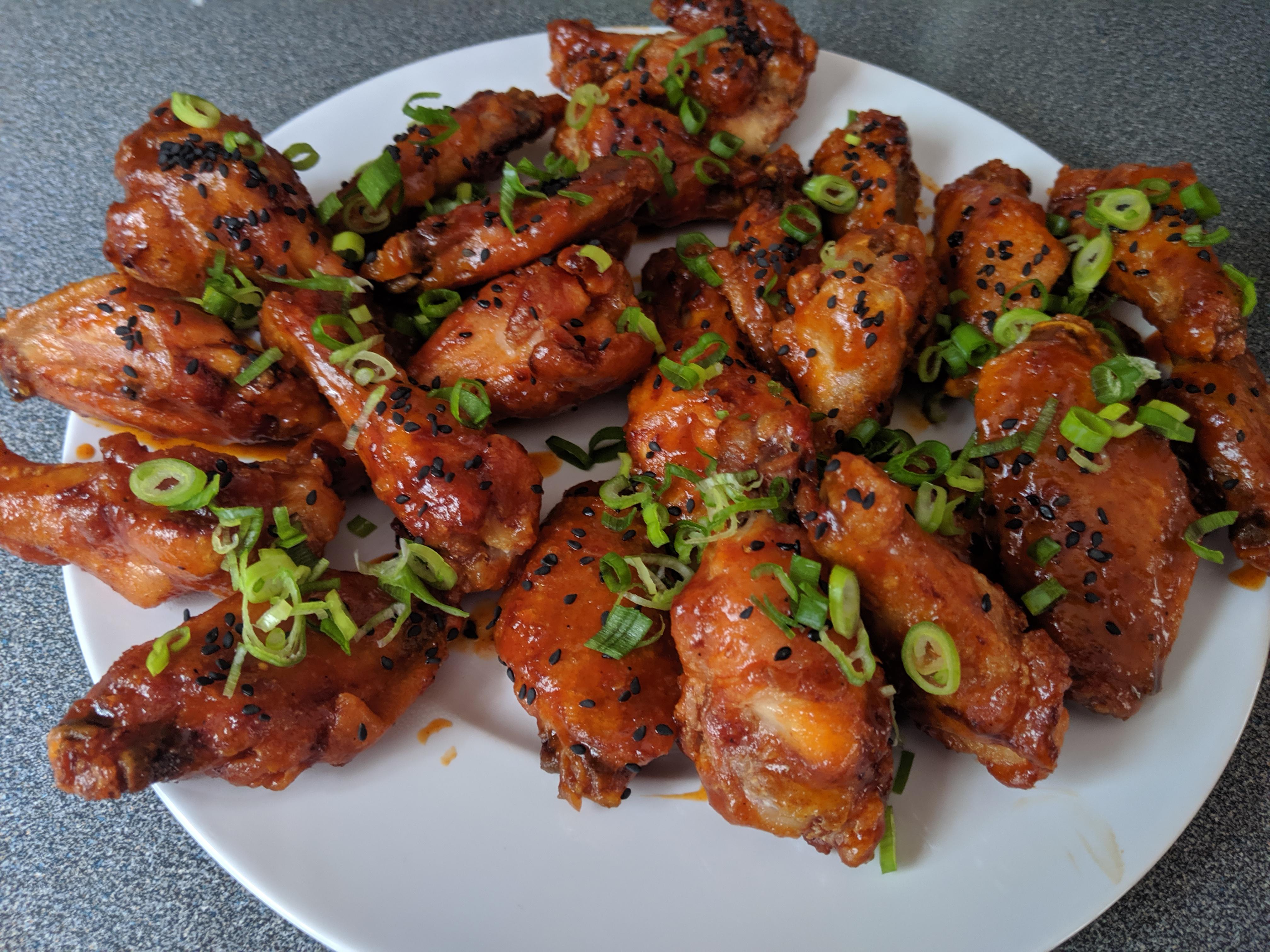 Korean wings r/tonightsdinner