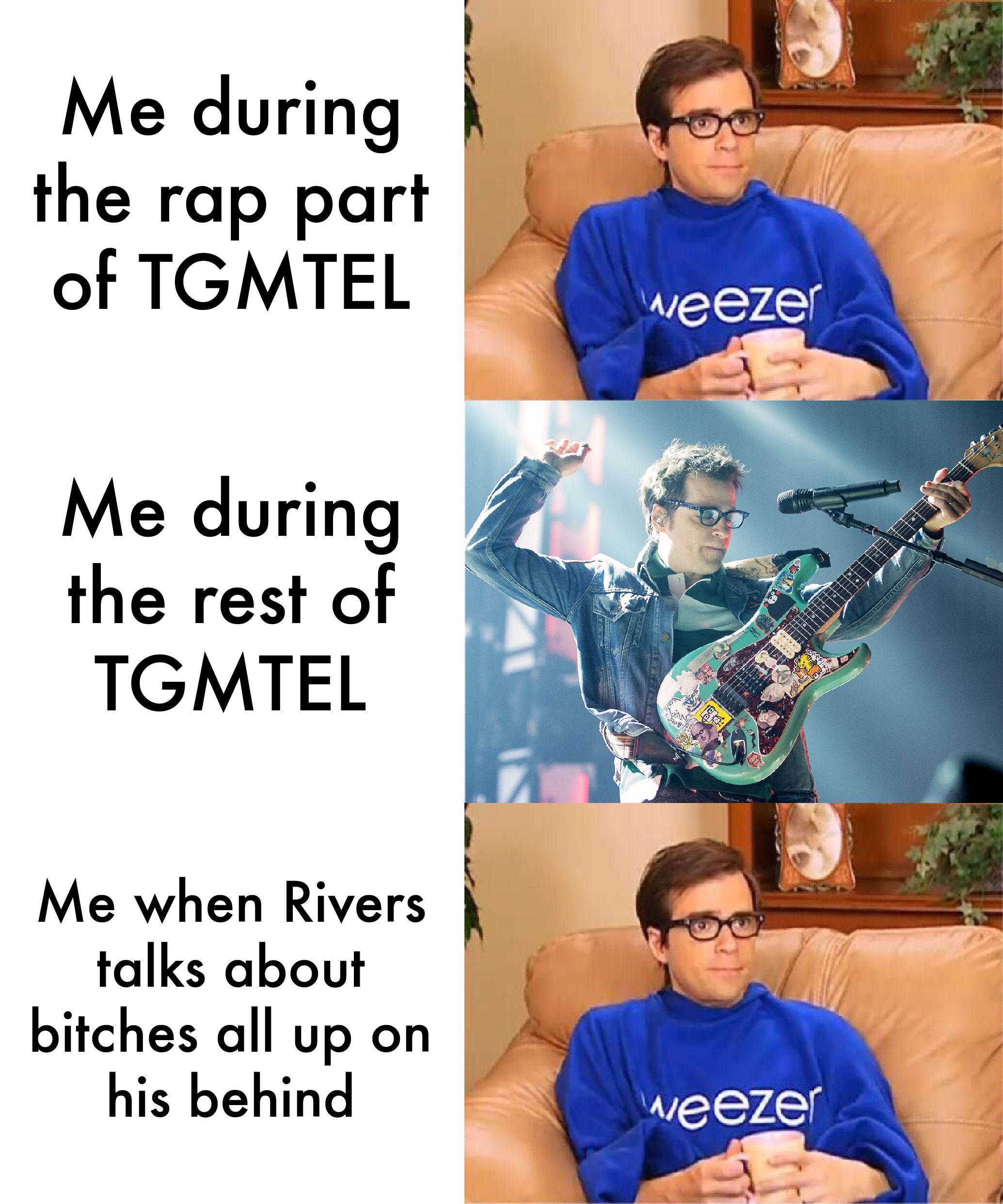 Making a meme from every Weezer song every day until Van