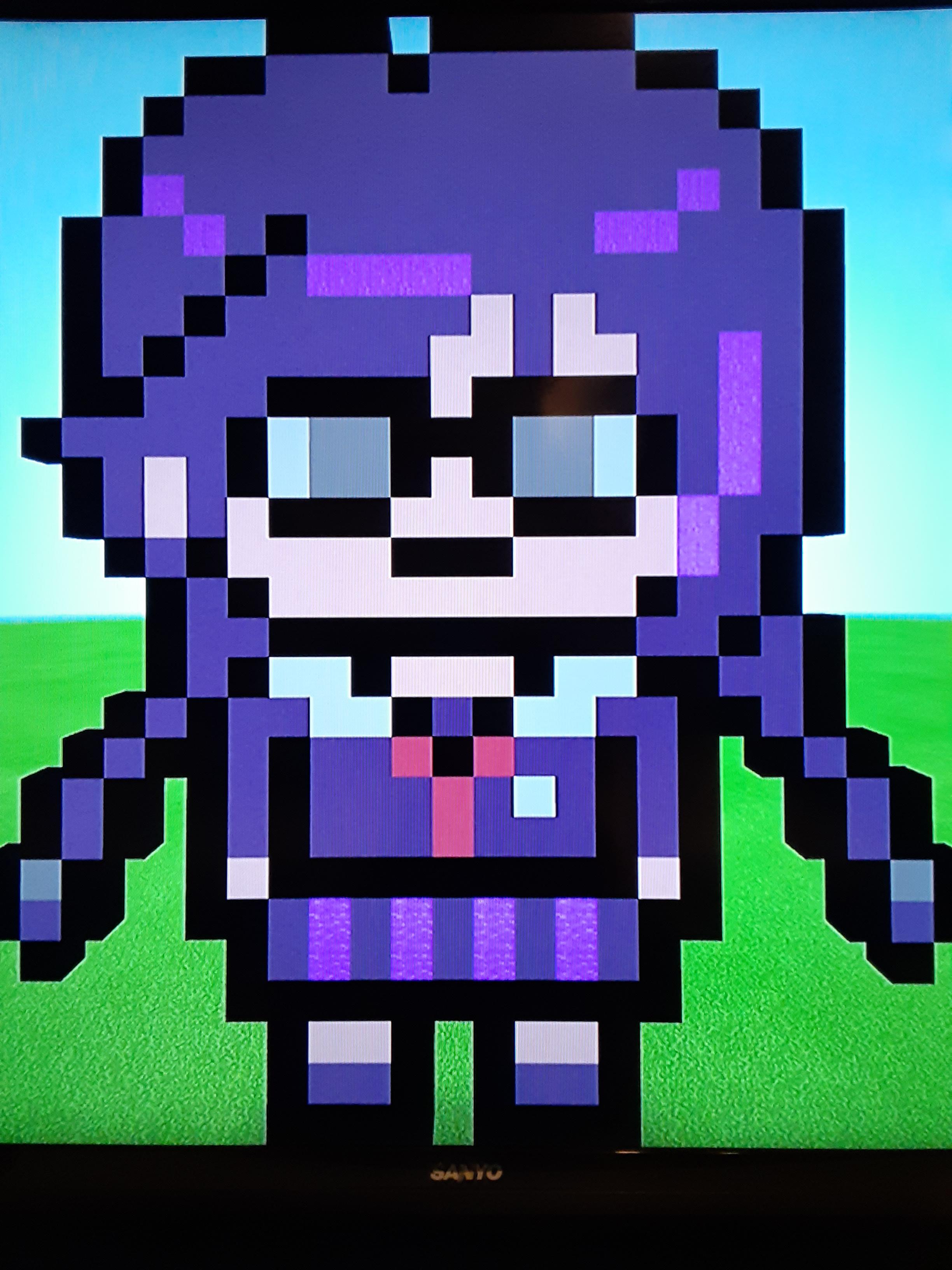 Creating a Minecraft PixelArt for every Danganronpa Character. Day 7