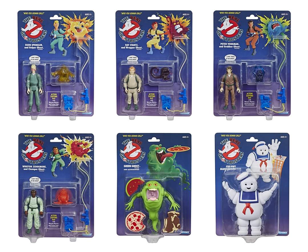 The Real Ghostbusters Series 1 rerelease figures are available