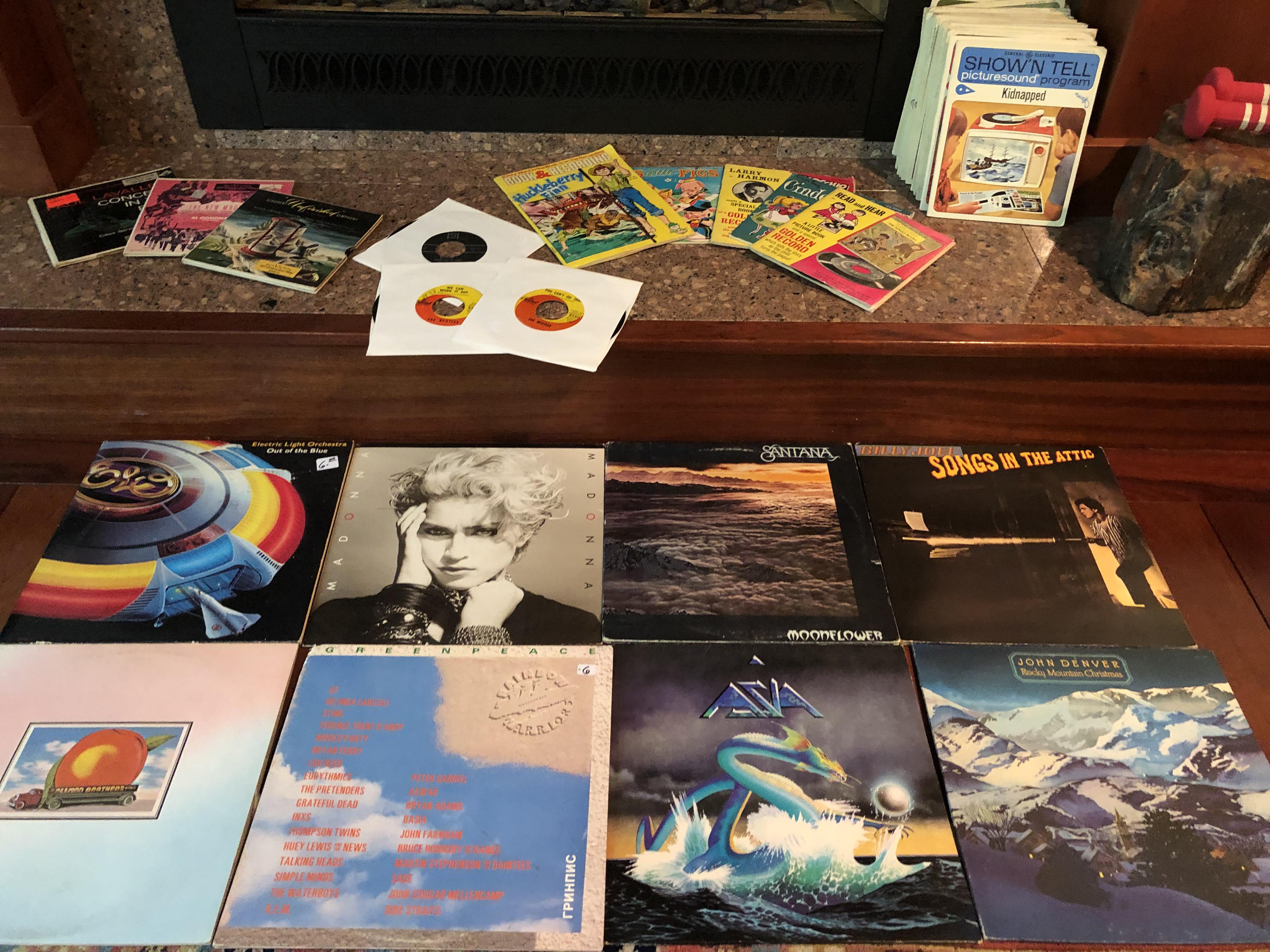 Some records I picked up at flea market in Saratoga! Found some cool