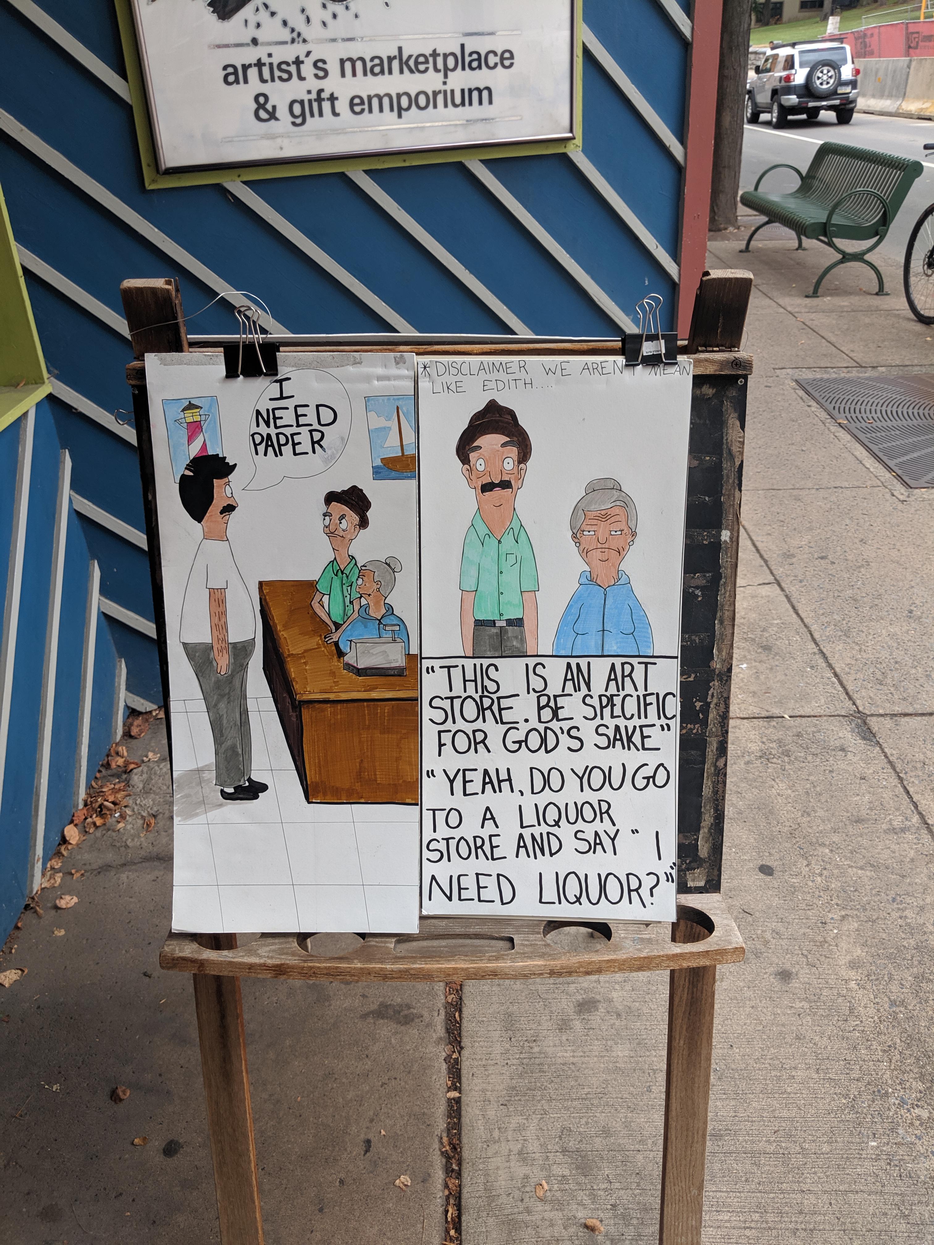 Spotted at local arts supply store r/BobsBurgers