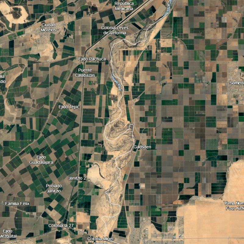 USMexico border near Yuma, AZ Why is farmland in the US strictly