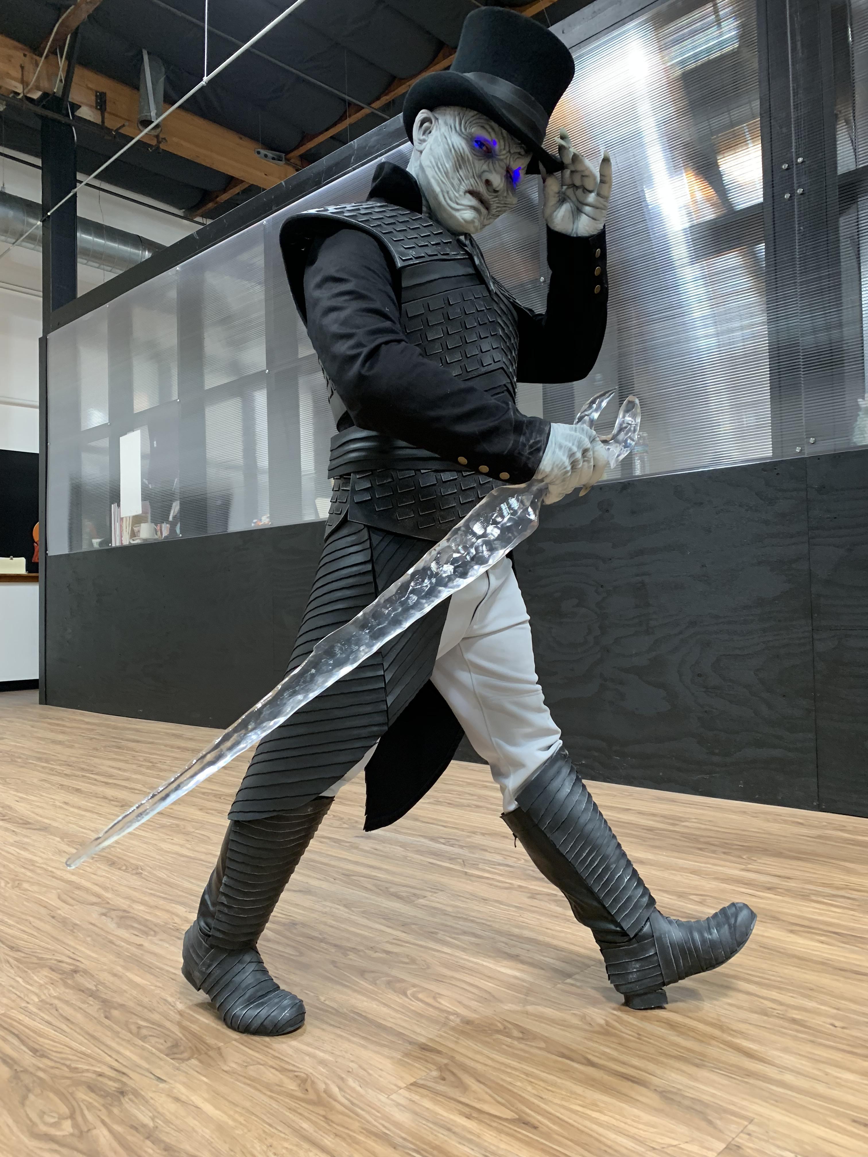 I made the Johnnie Walker "White Walker" limited edition guy from the