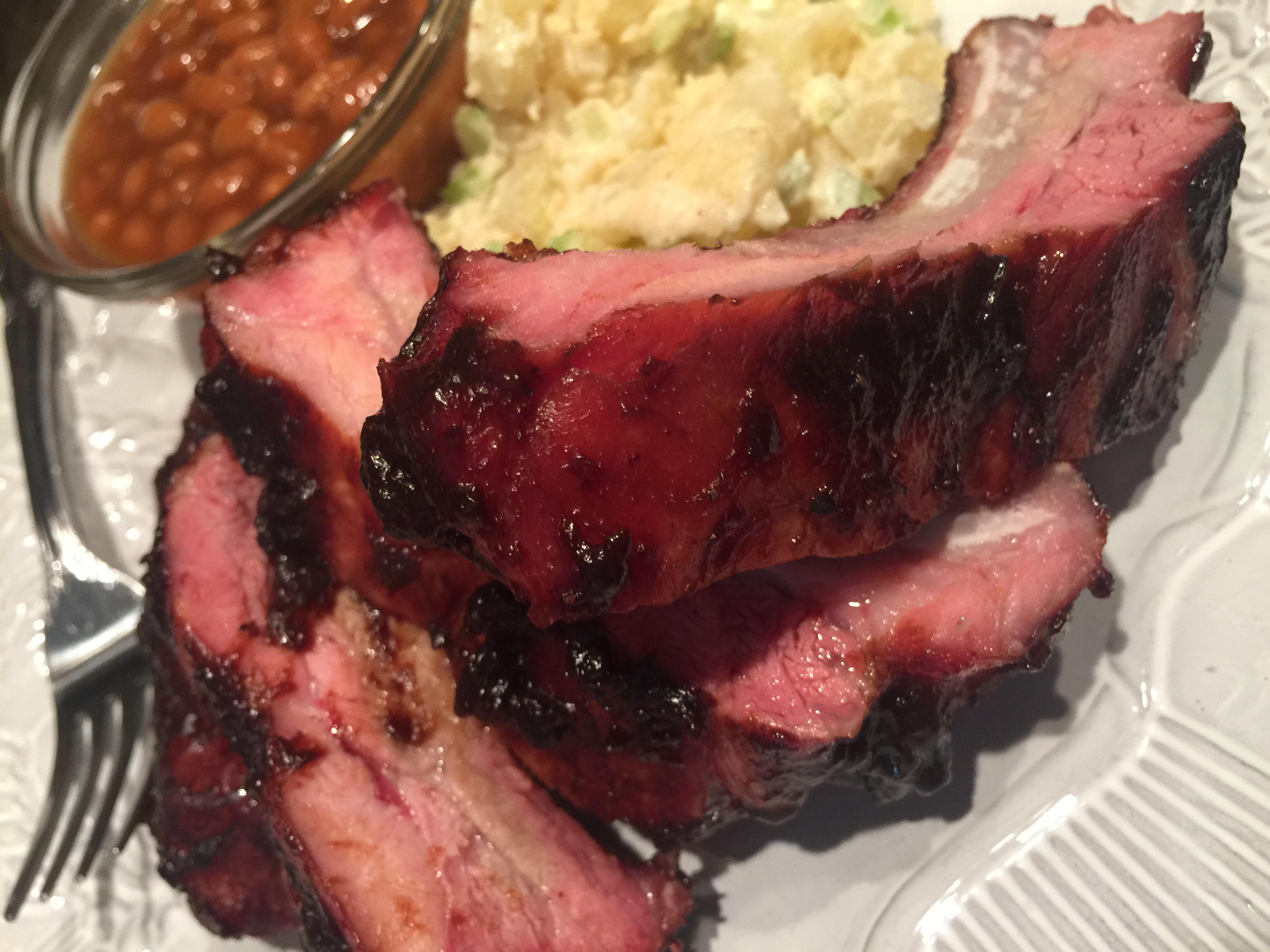 Chef Steps "smokeless" ribs with homemade WildTurkey/Coke BBQ sauce r