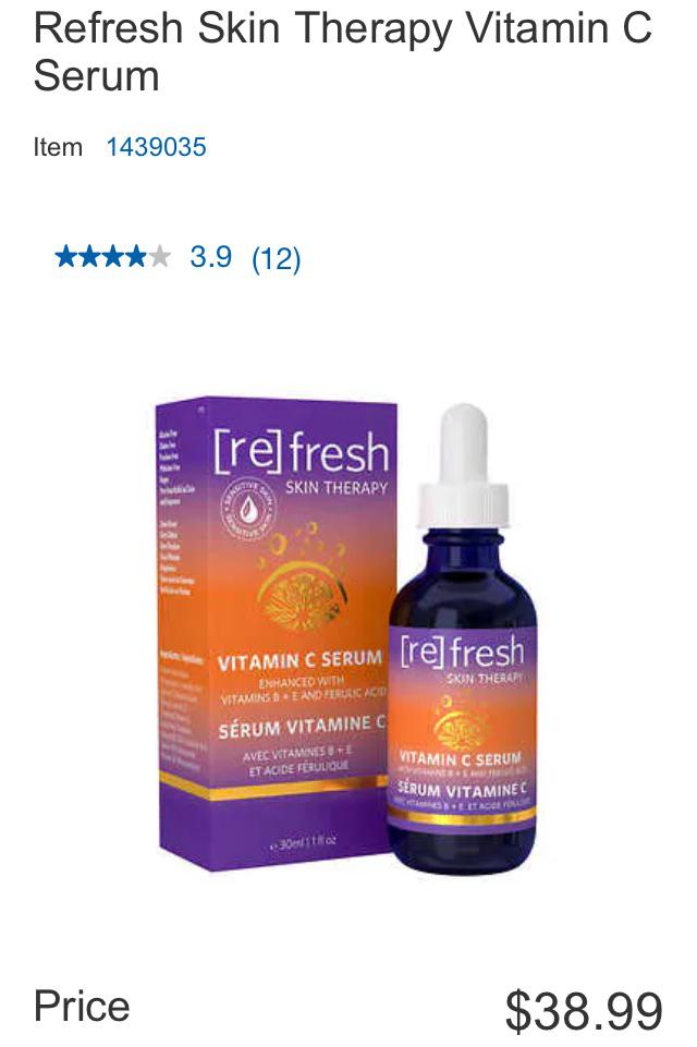 Has anyone tried this Costco serum vitamin C? r/CanSkincare