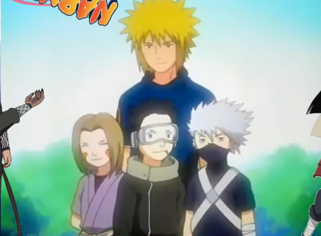 Photo of Team Minato from Hiruzen's Flashback when fighting Orochimaru