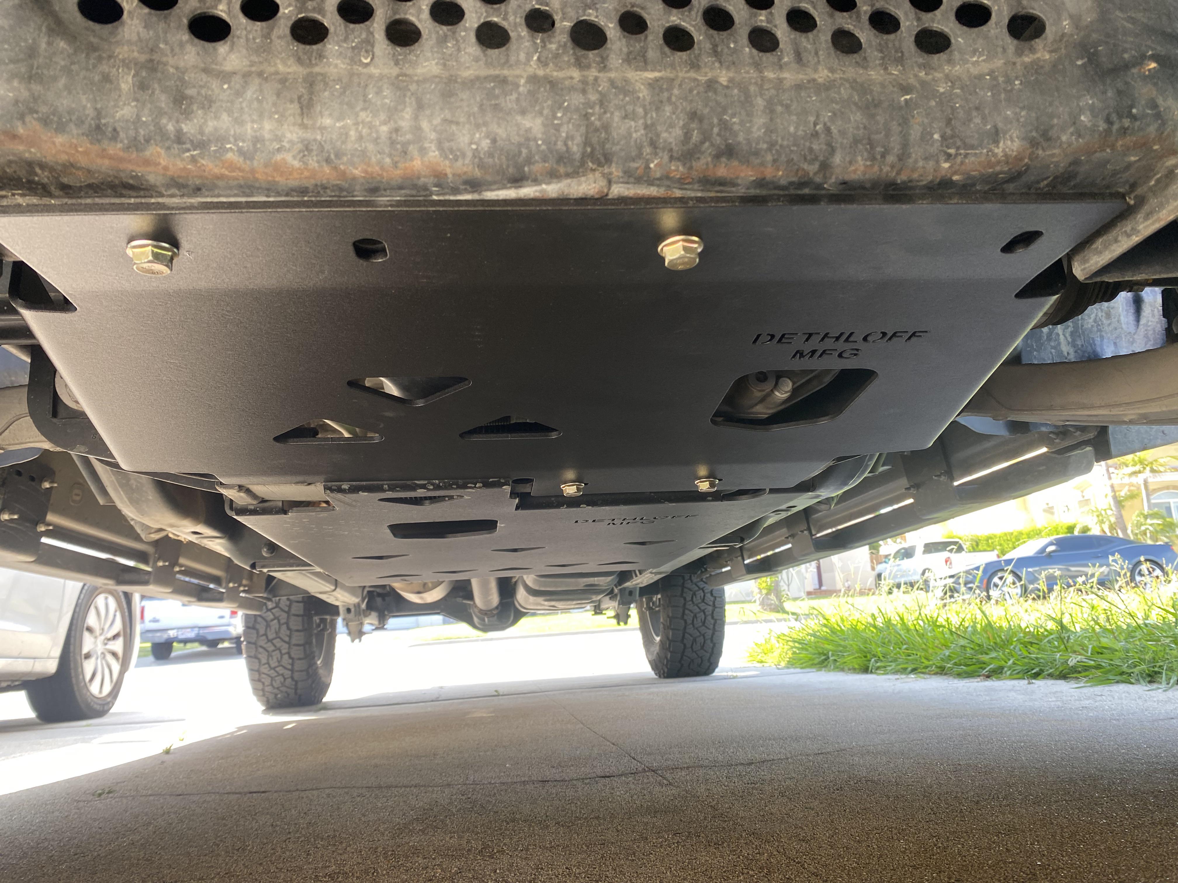 New skid plates on my 2021 1500 but need help removing air dam and
