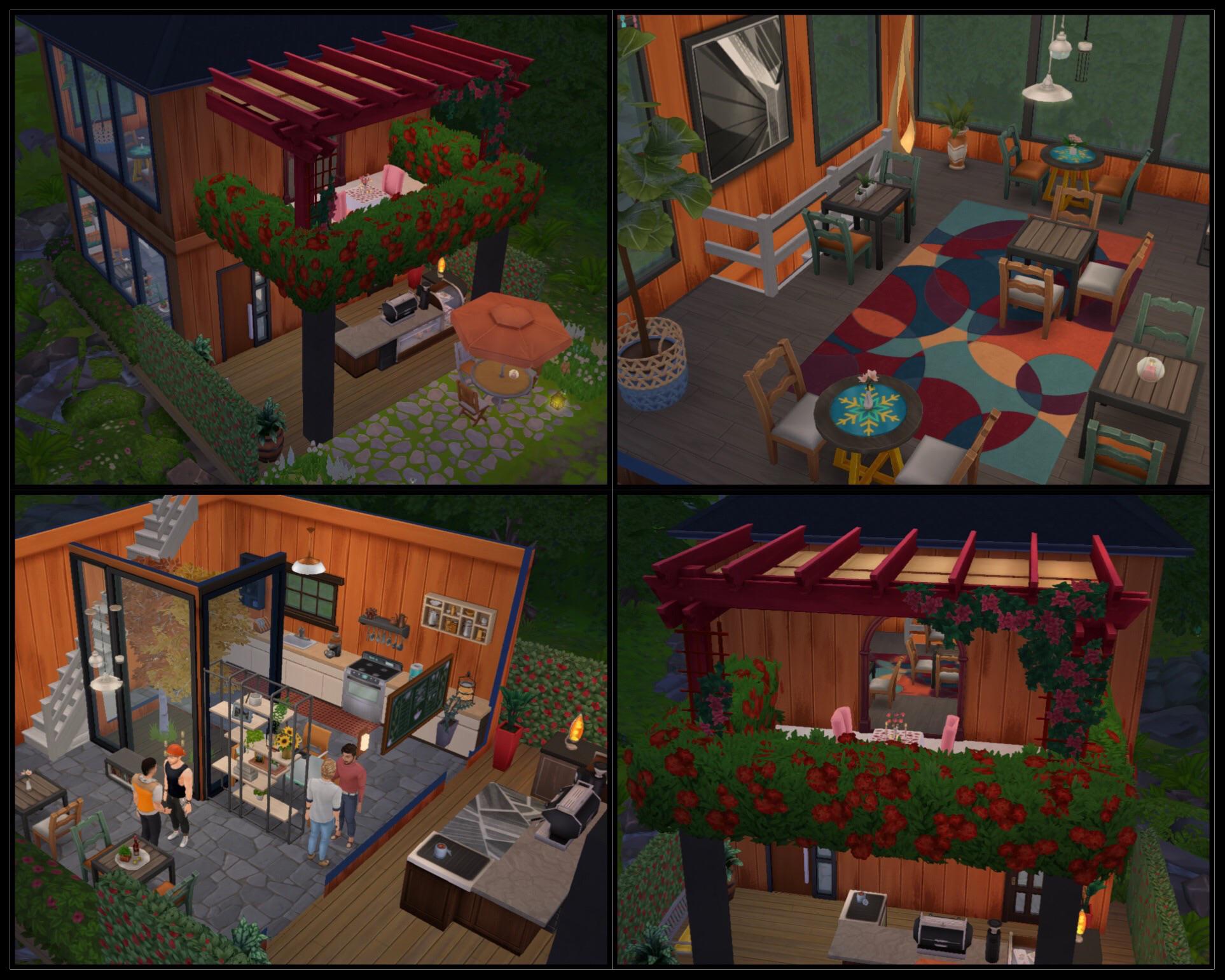 transfered the café to the eco lot and tried my first ever glitch