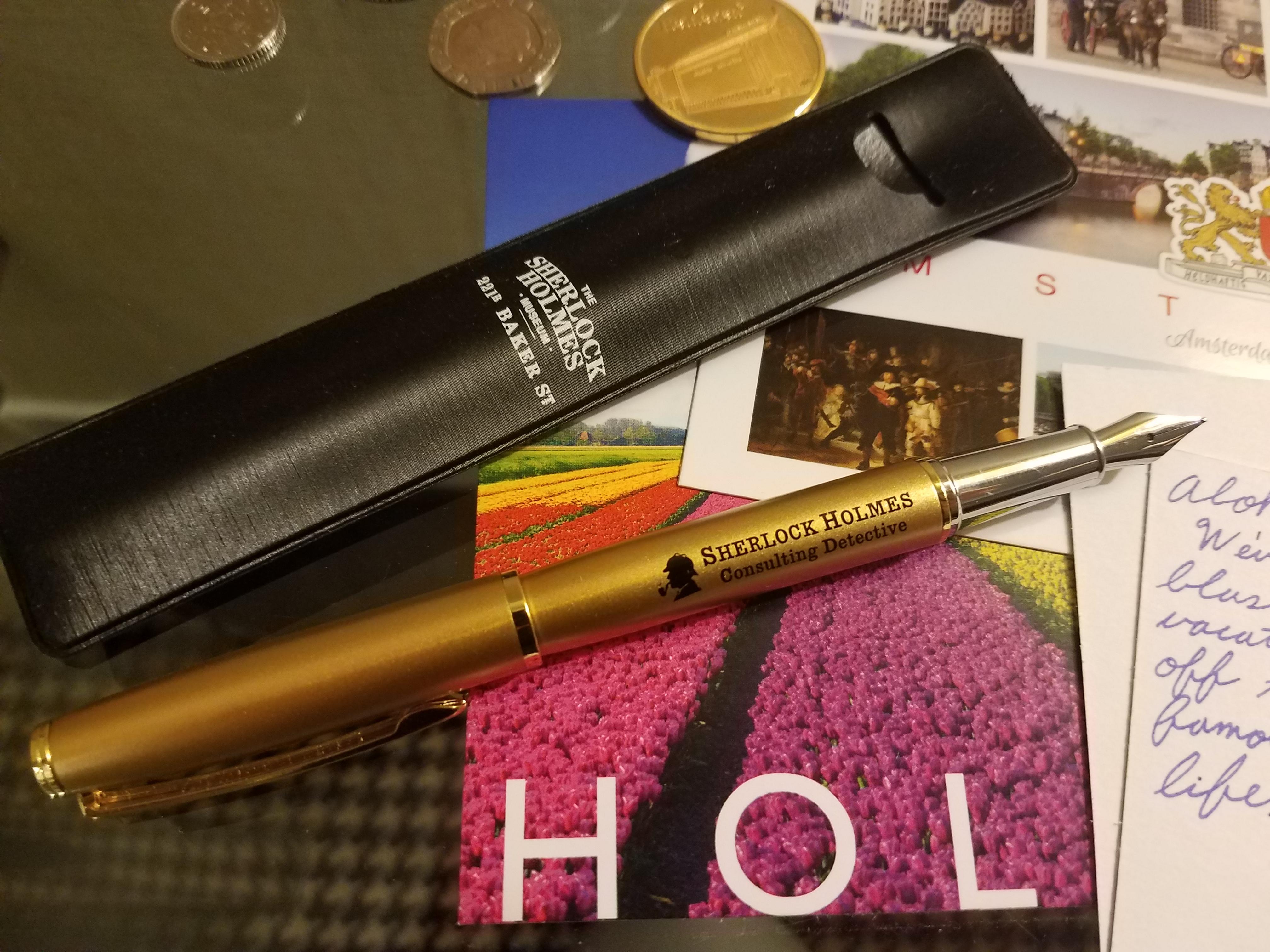 Souvenir pen from 221b Baker Street r/fountainpens