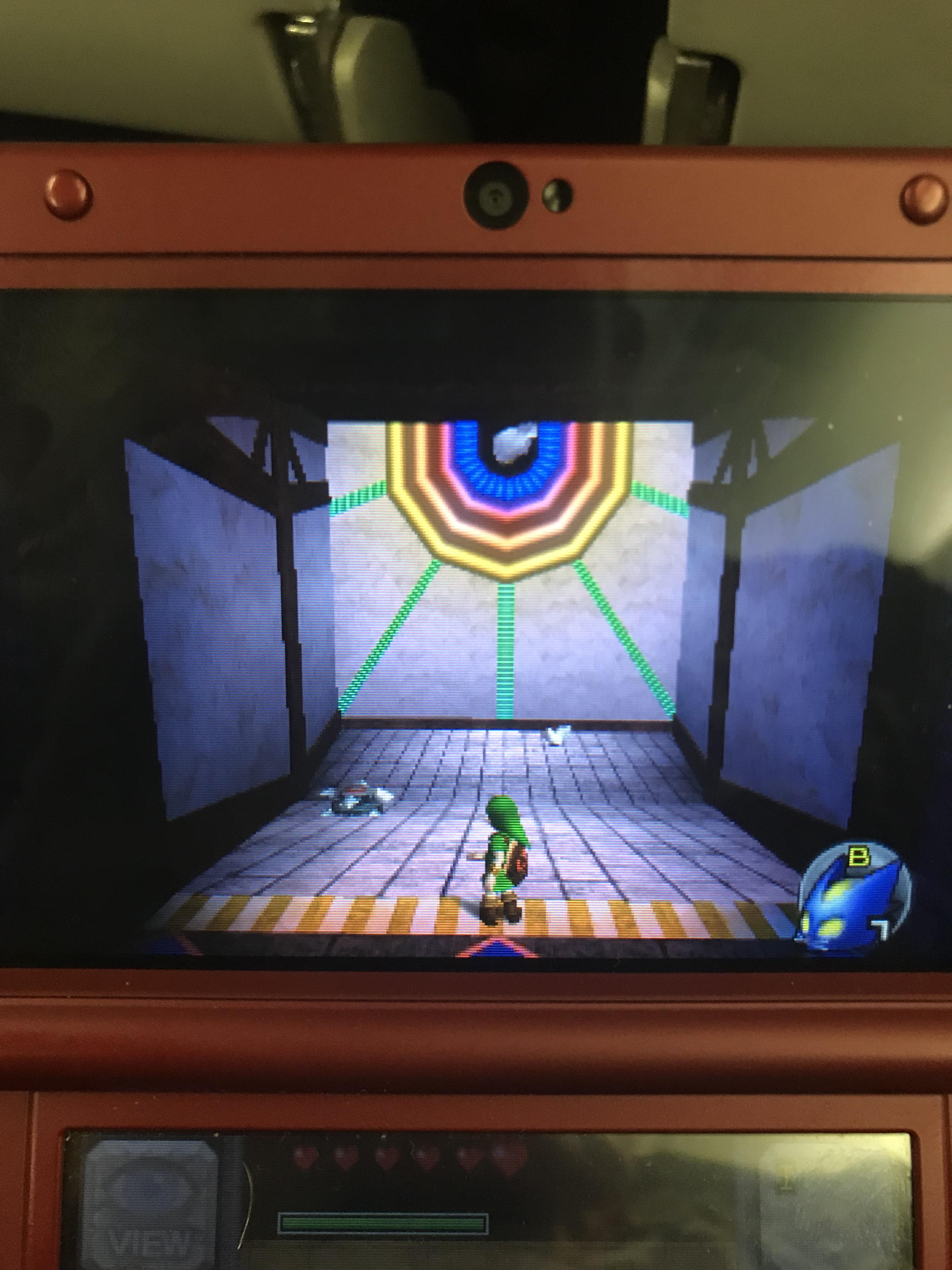 In Ocarina of Time 3D, the big chicken at Bombchu Bowling Alley glitched into the hole and