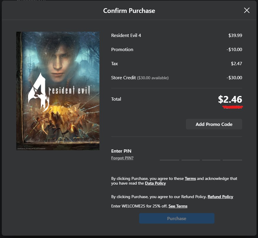 Oculus allows applying both the promo and Store credit, but