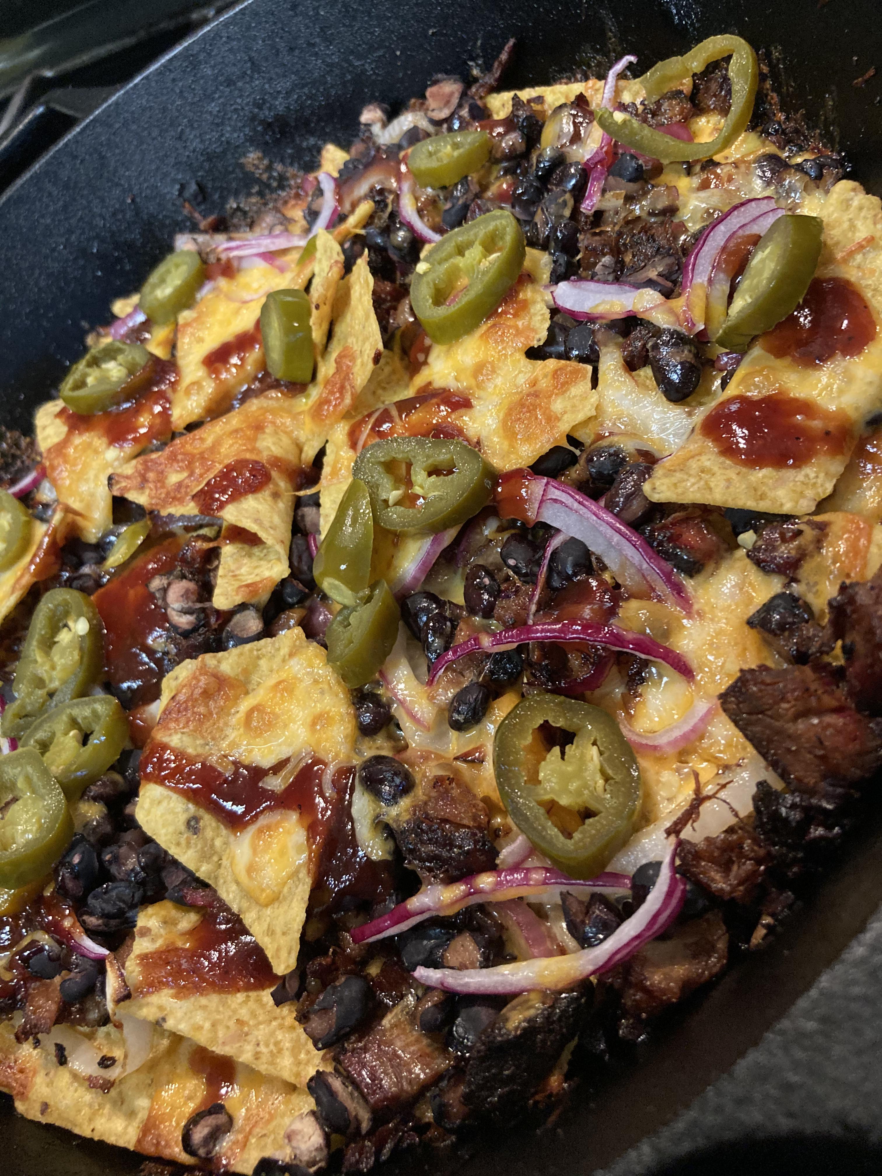 [homemade] BBQ Nachos r/food