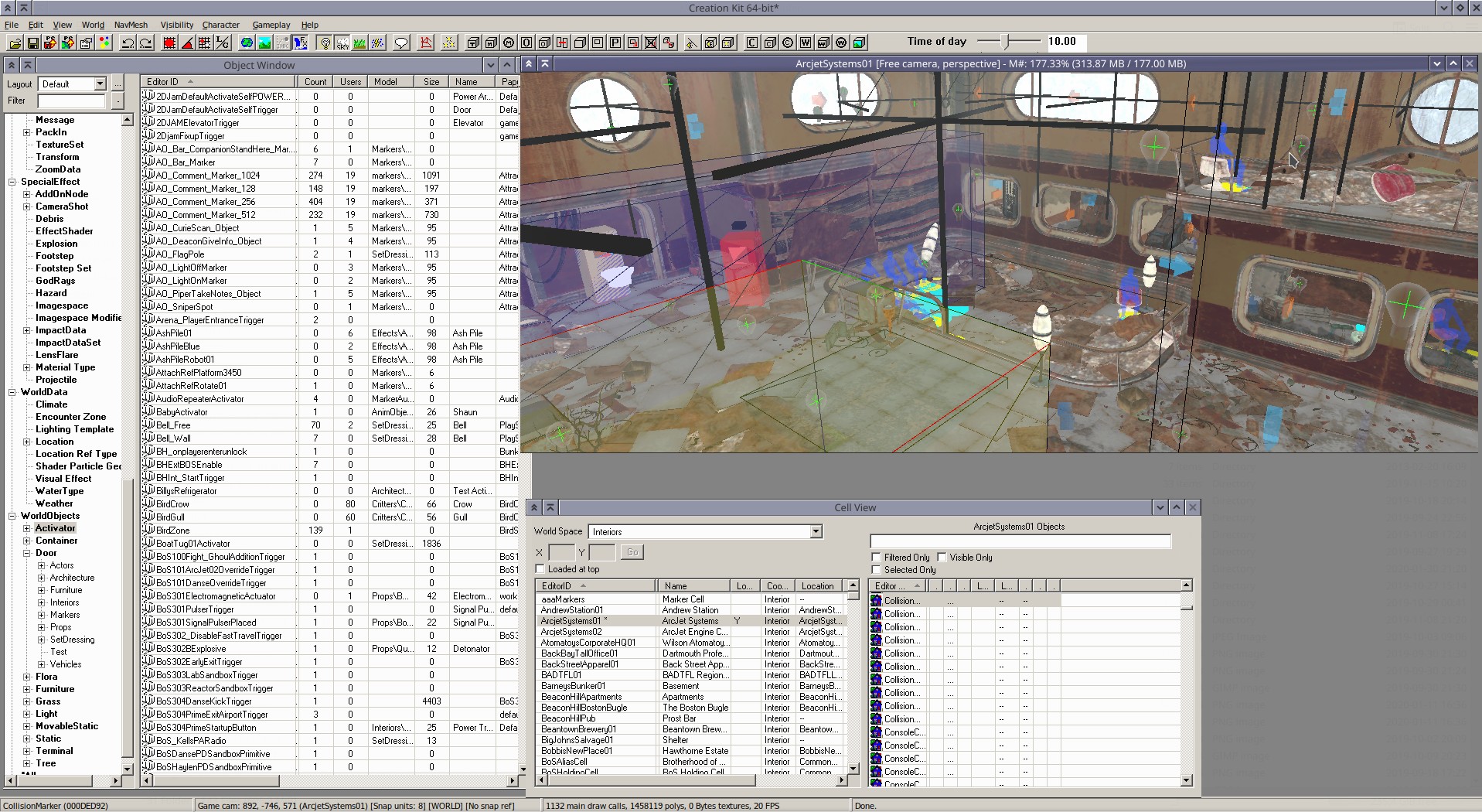 Creation Kit running under Wine! linux_gaming