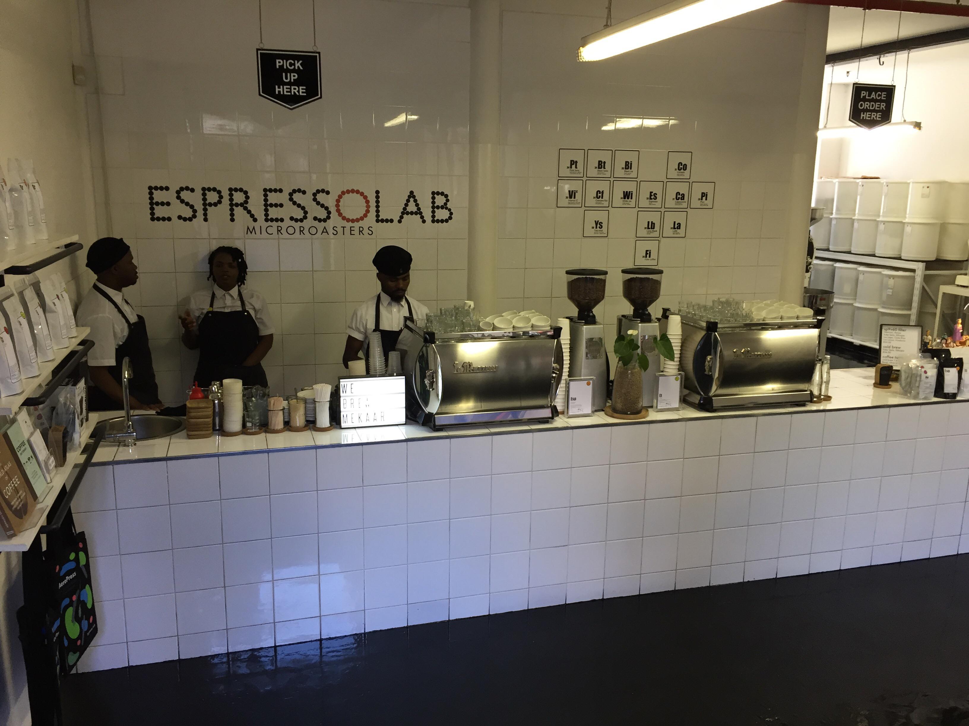 Espresso Lab, Cape Town South Africa.