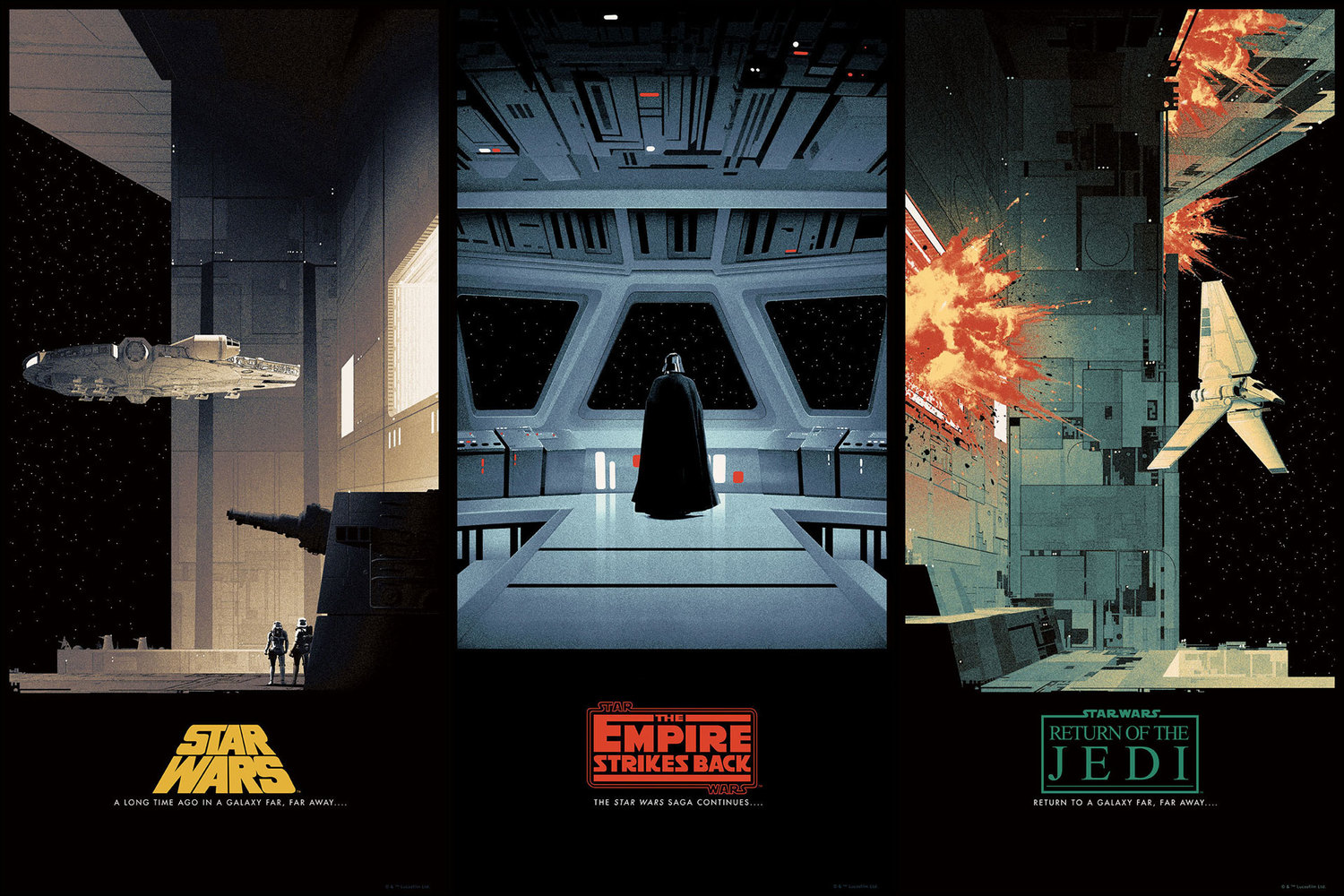 Original Star Wars trilogy Iconic poster r/StarWars