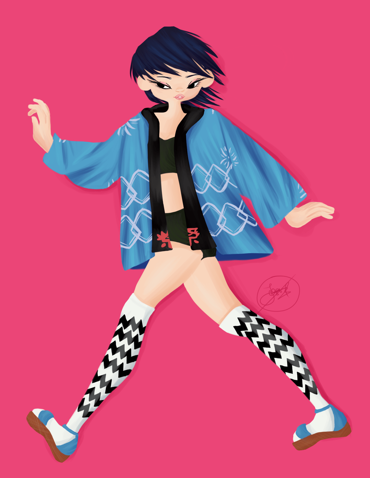 Noodle Phase 5 fanart!! josizl r/gorillaz