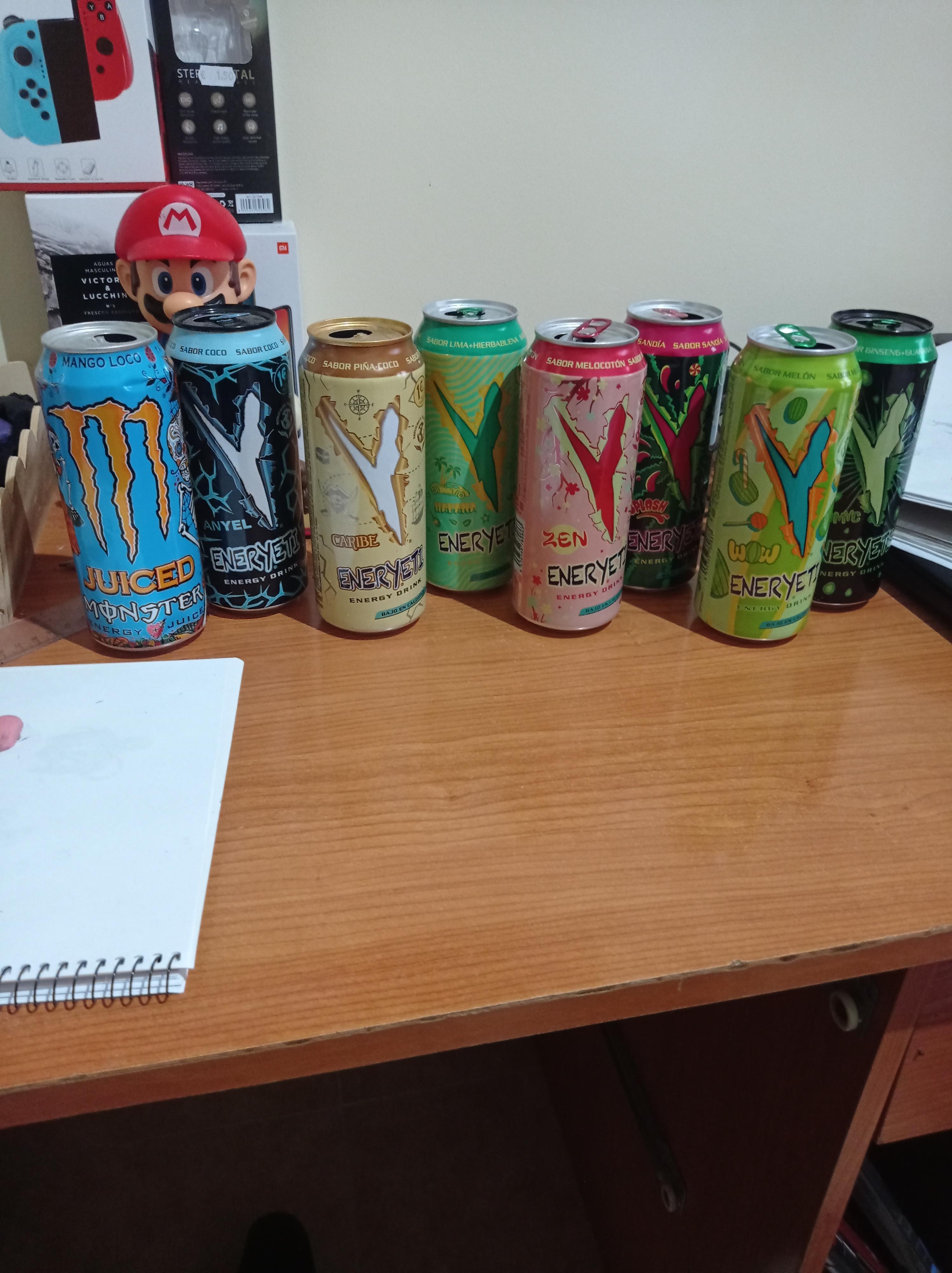 rate my collection (P.S. Eneryeti is an spanish cheap energy drink) r