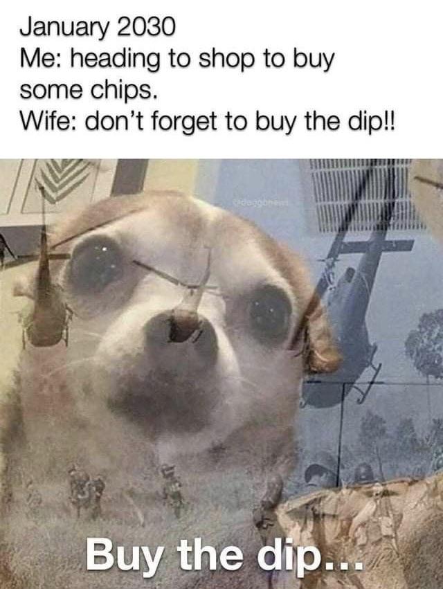 Wife in 2030 “Don’t to buy the dip