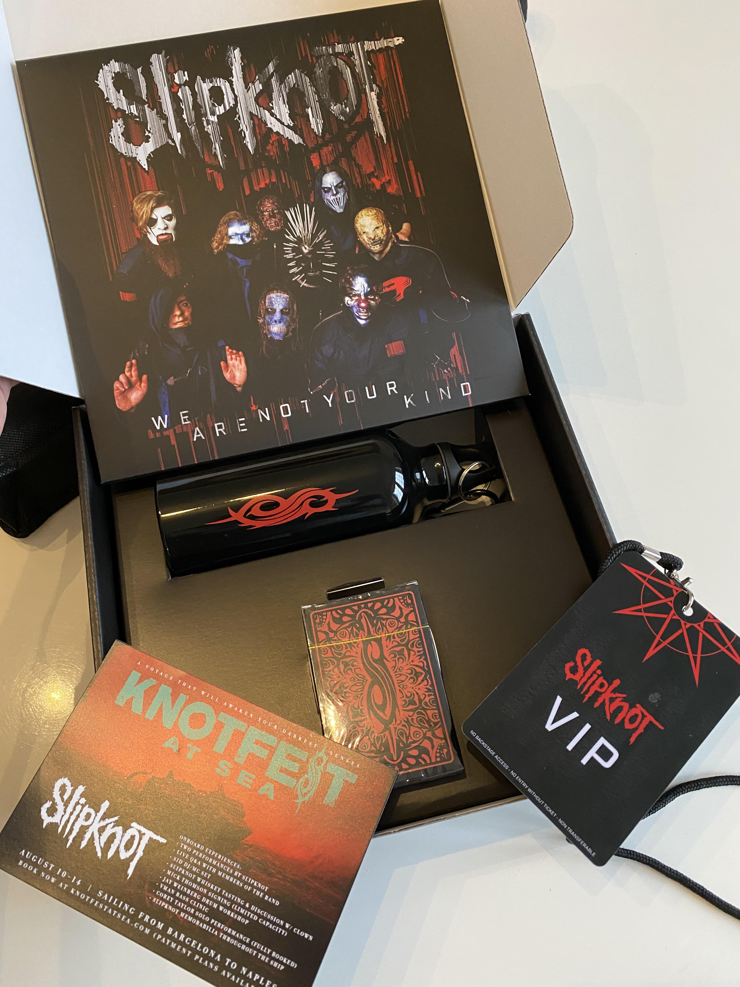 VIP Merch from current tour r/Slipknot