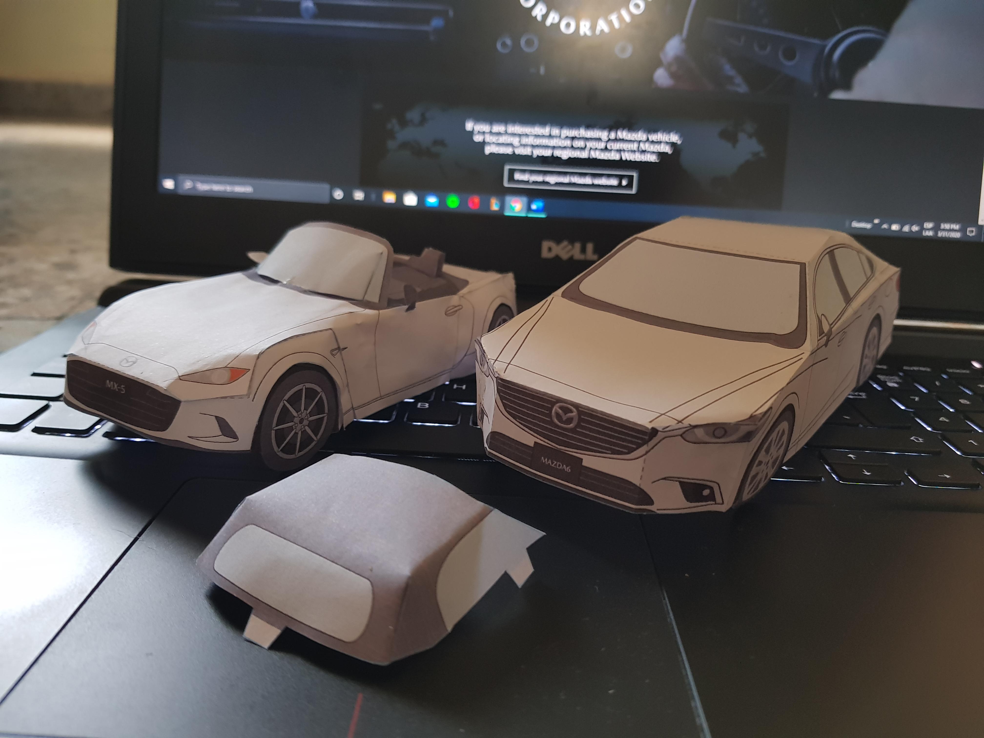 Saw the Mazda papercraft and decided to give it a try mazda