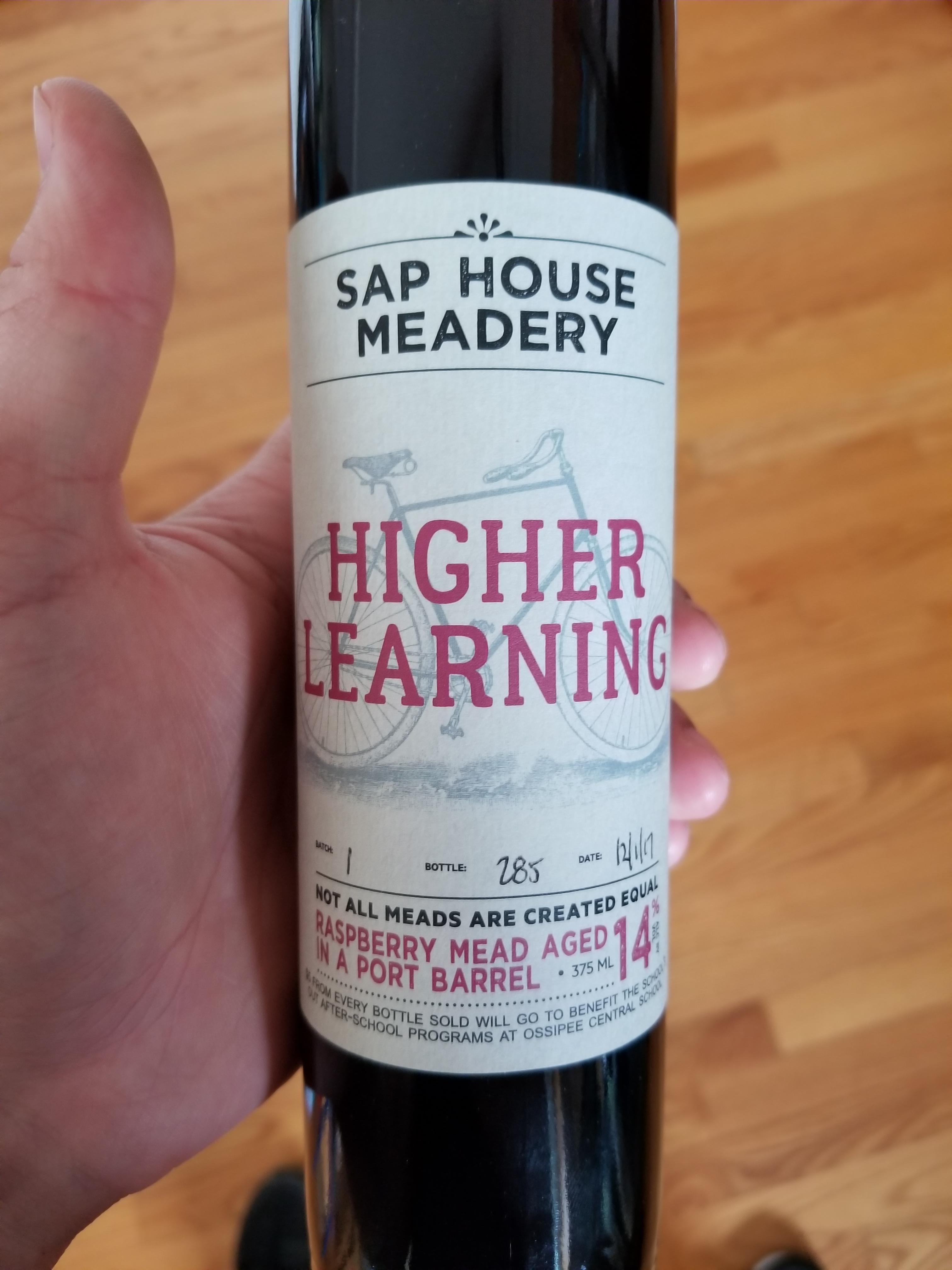 Mead from Sap House Meadery in Center Ossipee, NH. Super good tasting